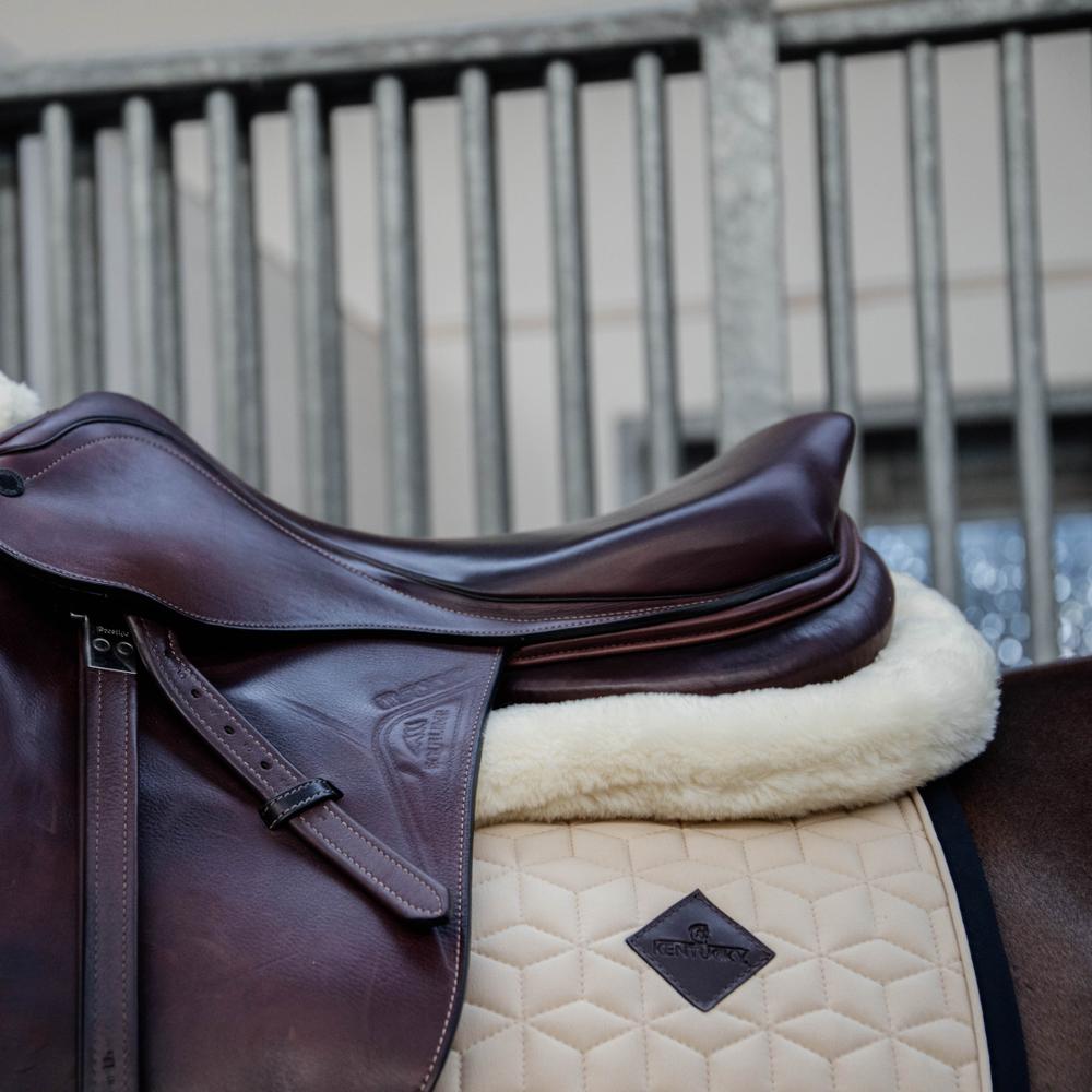 Saddle pad with fur Impact Equaliser 10mm