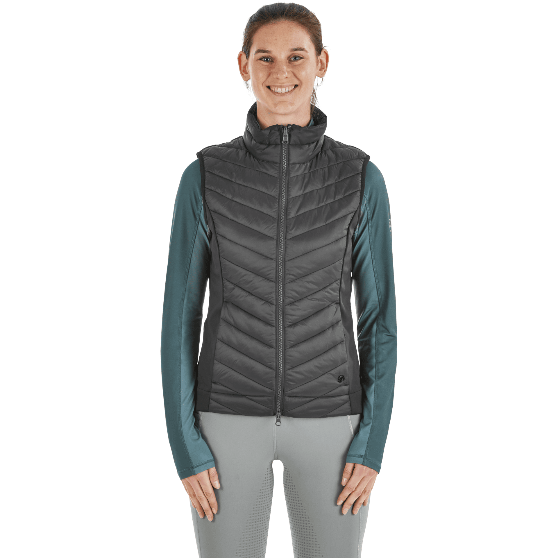 Women's Micah Plus waistcoat in black