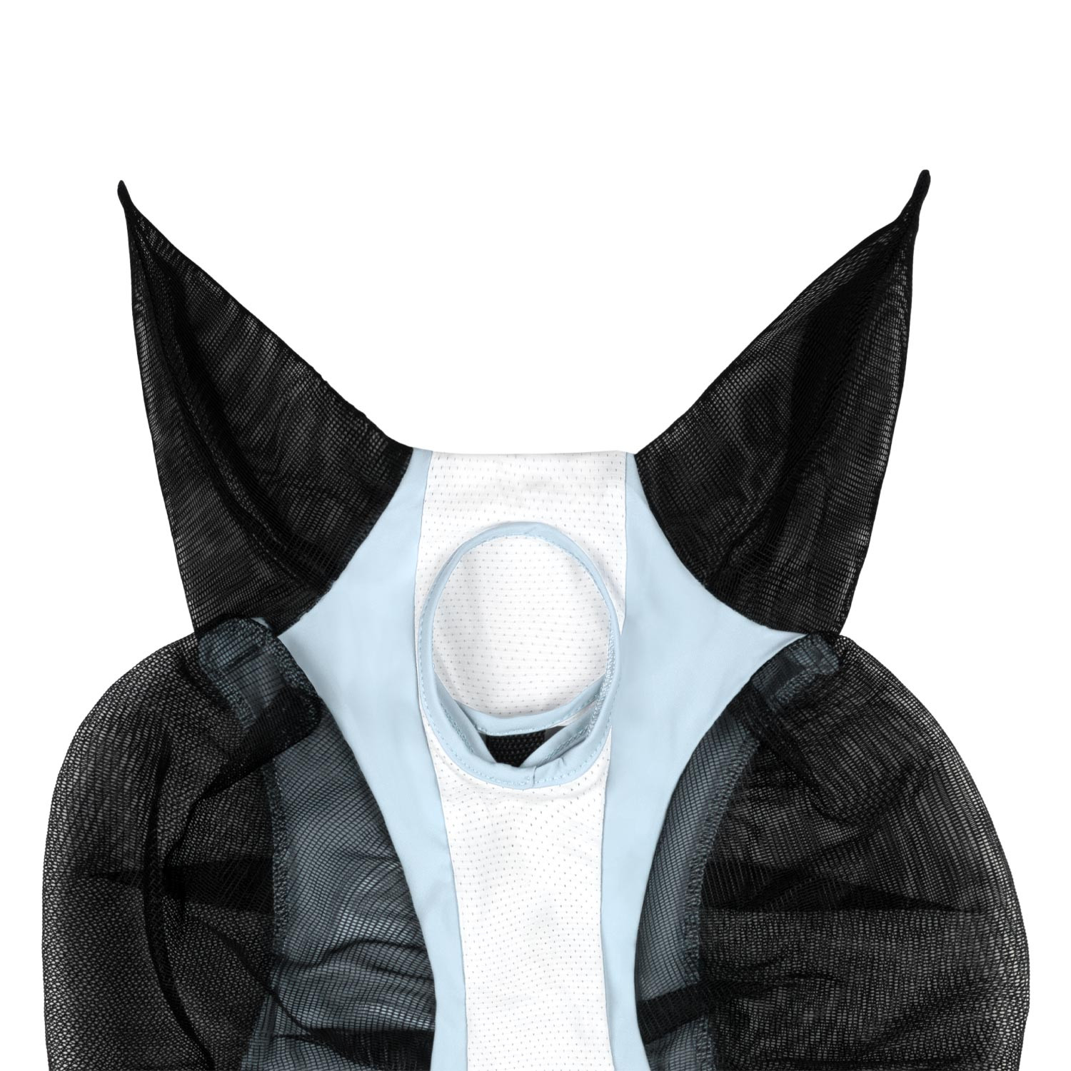Zweifarbige Fliegenmaske aus Mesh
