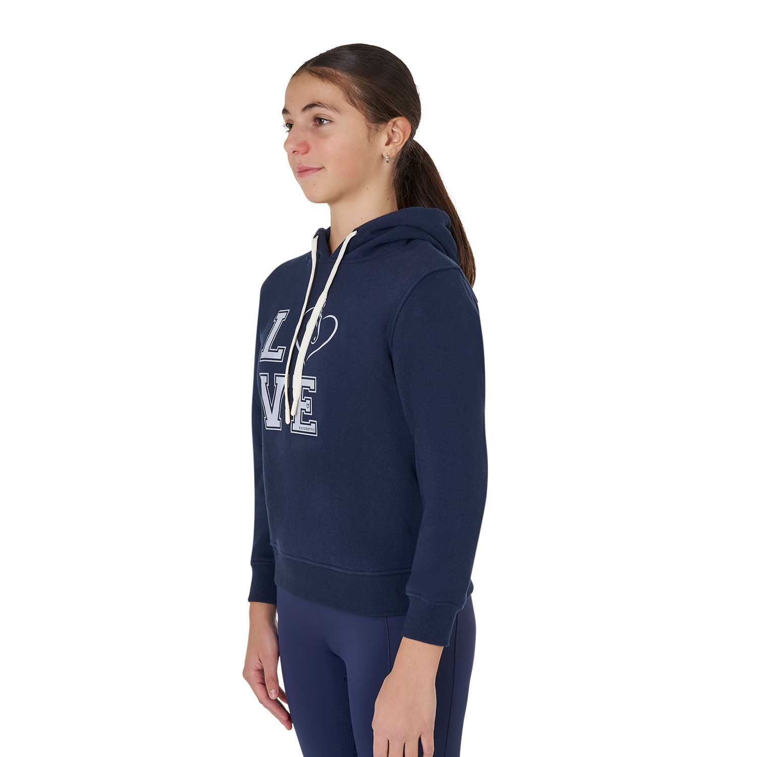 Kapuzen-Sweatshirt Winter Love für Mädchen