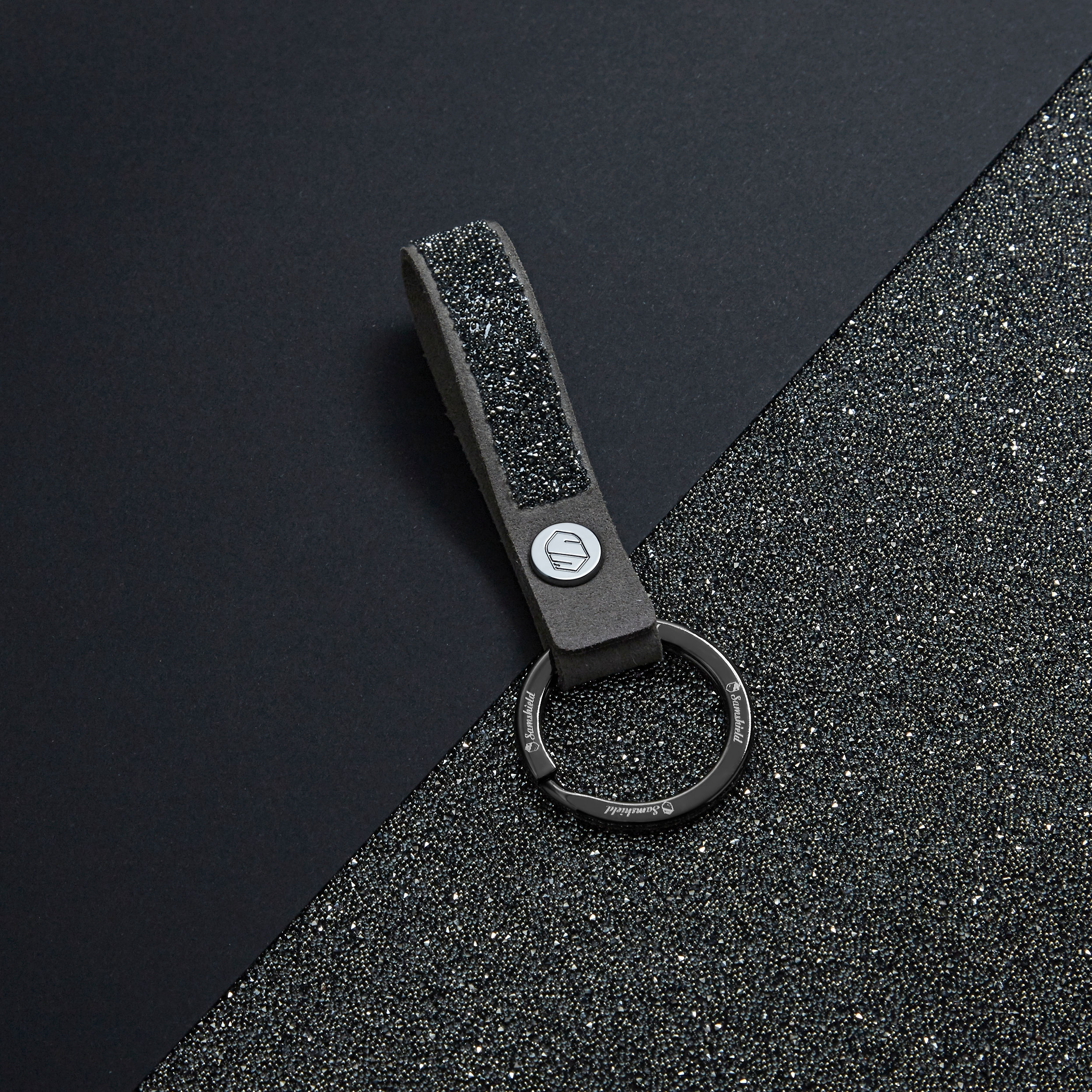 Schlüsselanhänger Crystal Fabric Grey