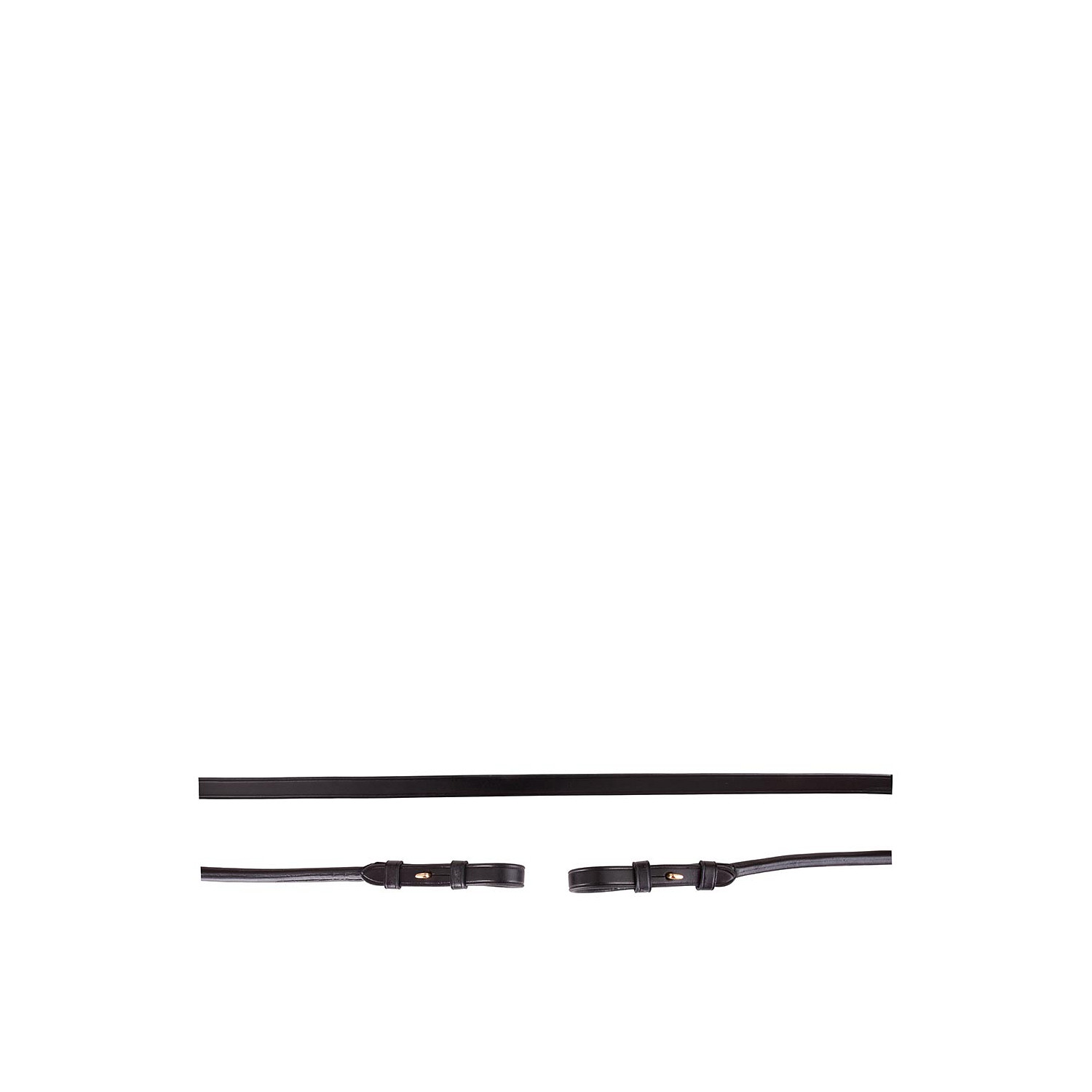 Kandarenzügel Leder in schwarz/silber