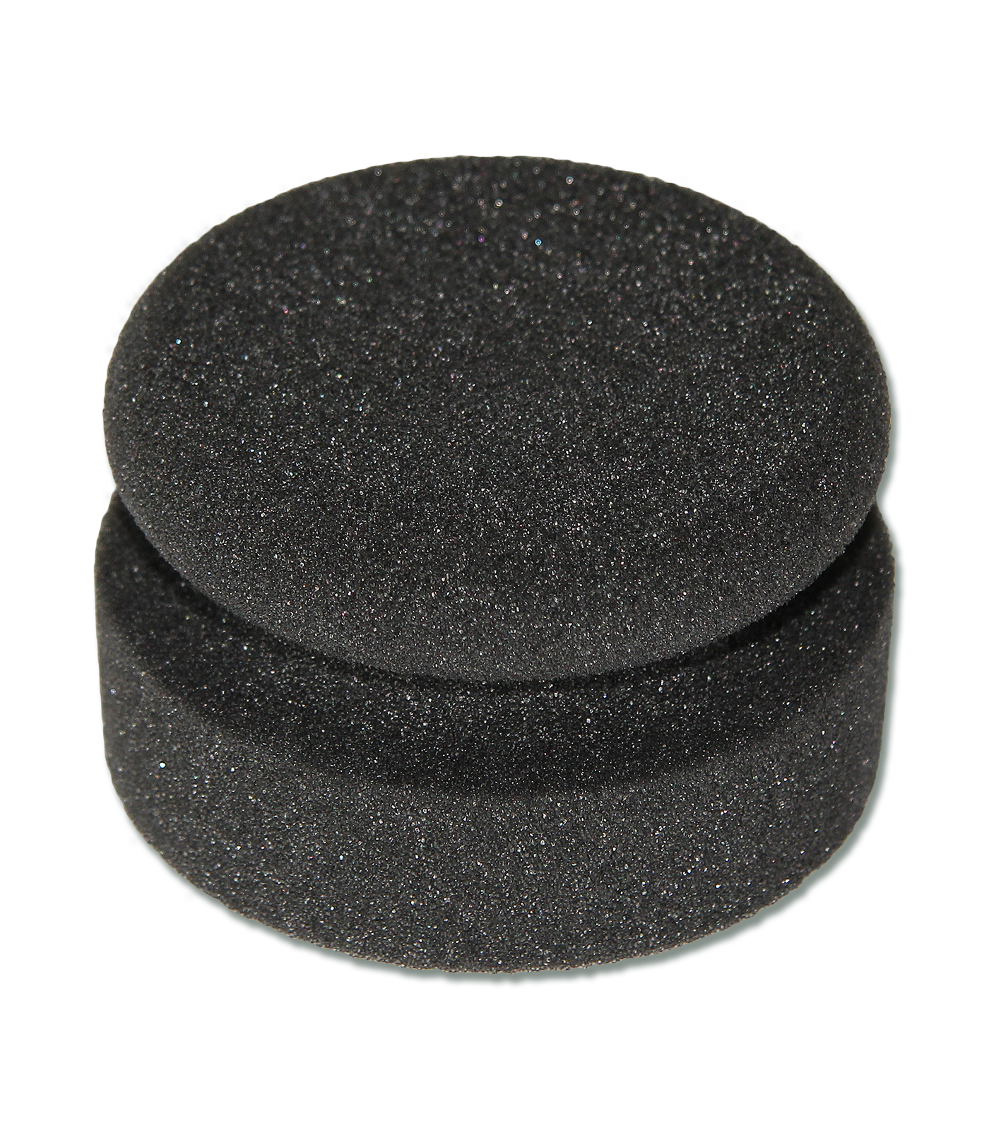 Puck sponge, black, Ø 90 mm