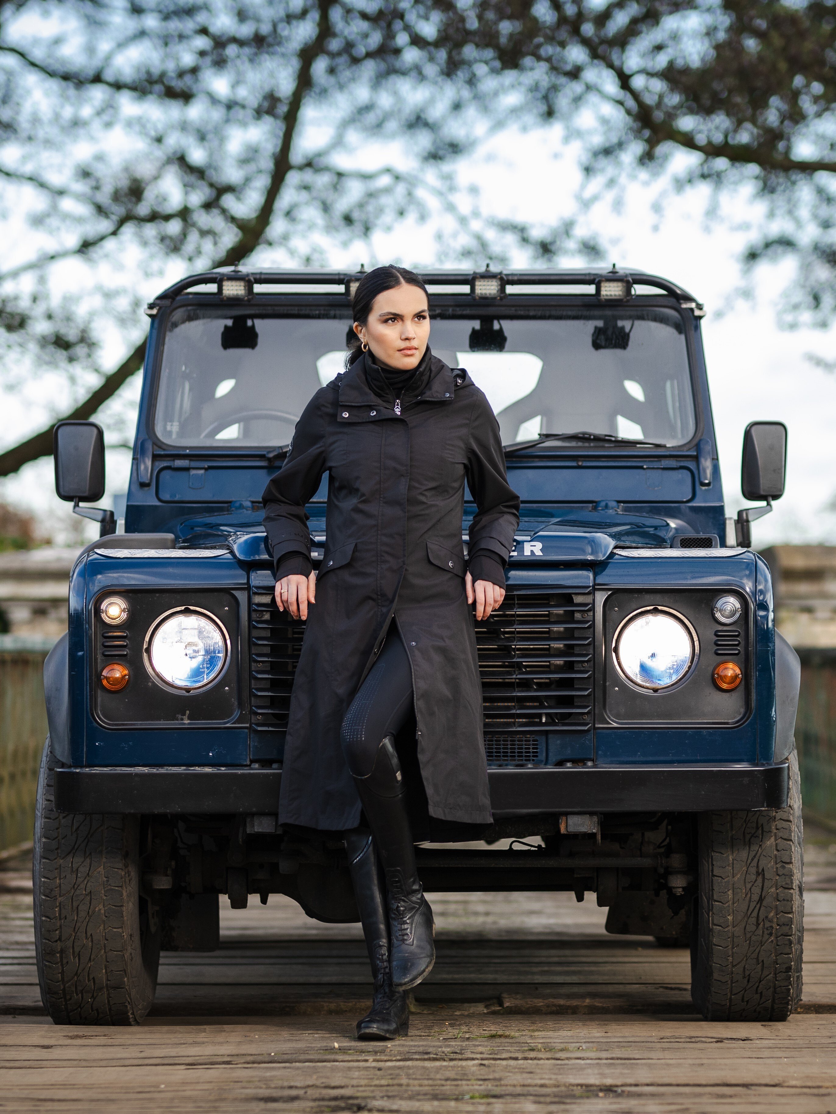 Amelie Wasserdichter Leichter Reitmantel