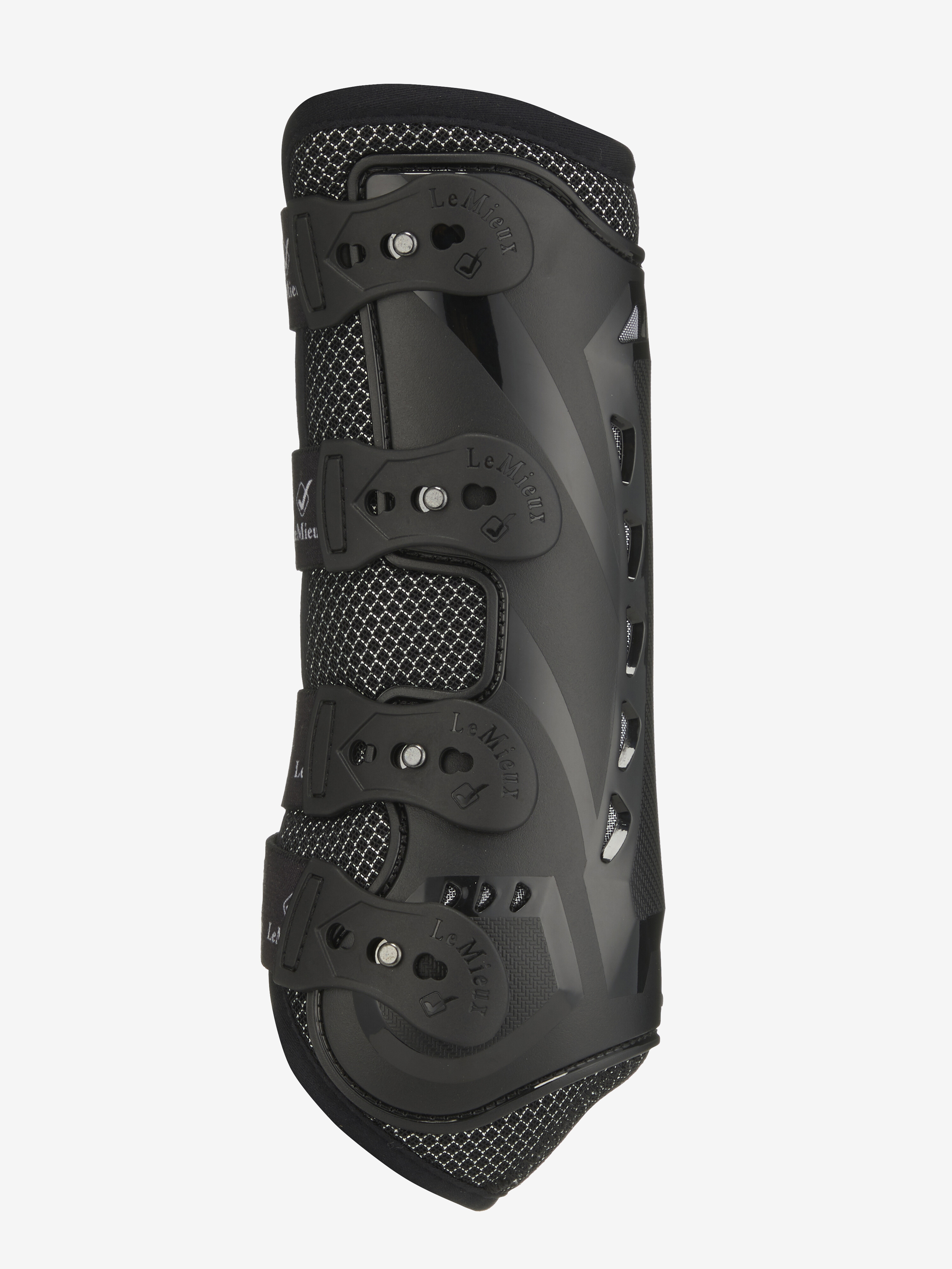 Gamaschen hinten Ultramesh in schwarz