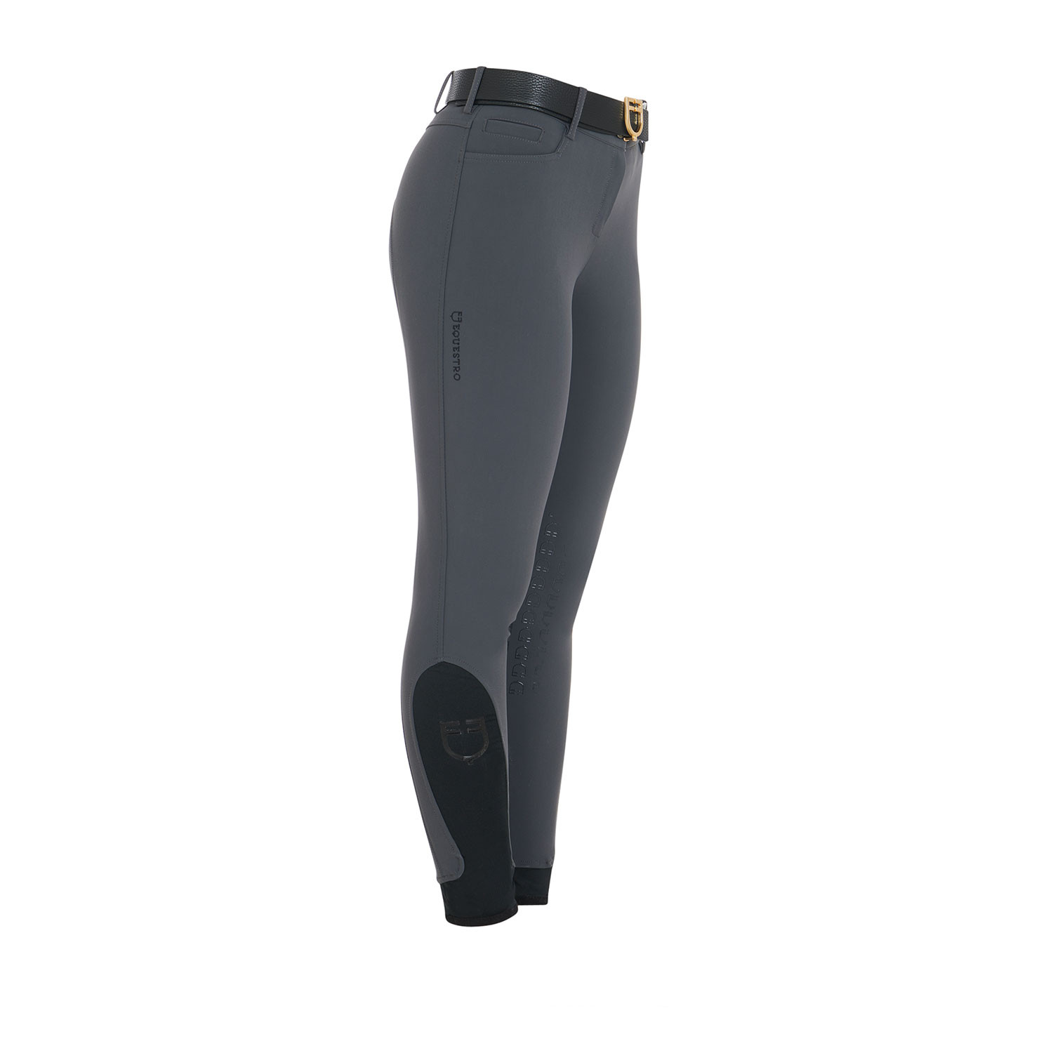 Schmale Damen-Grip-Reithose mit Logo