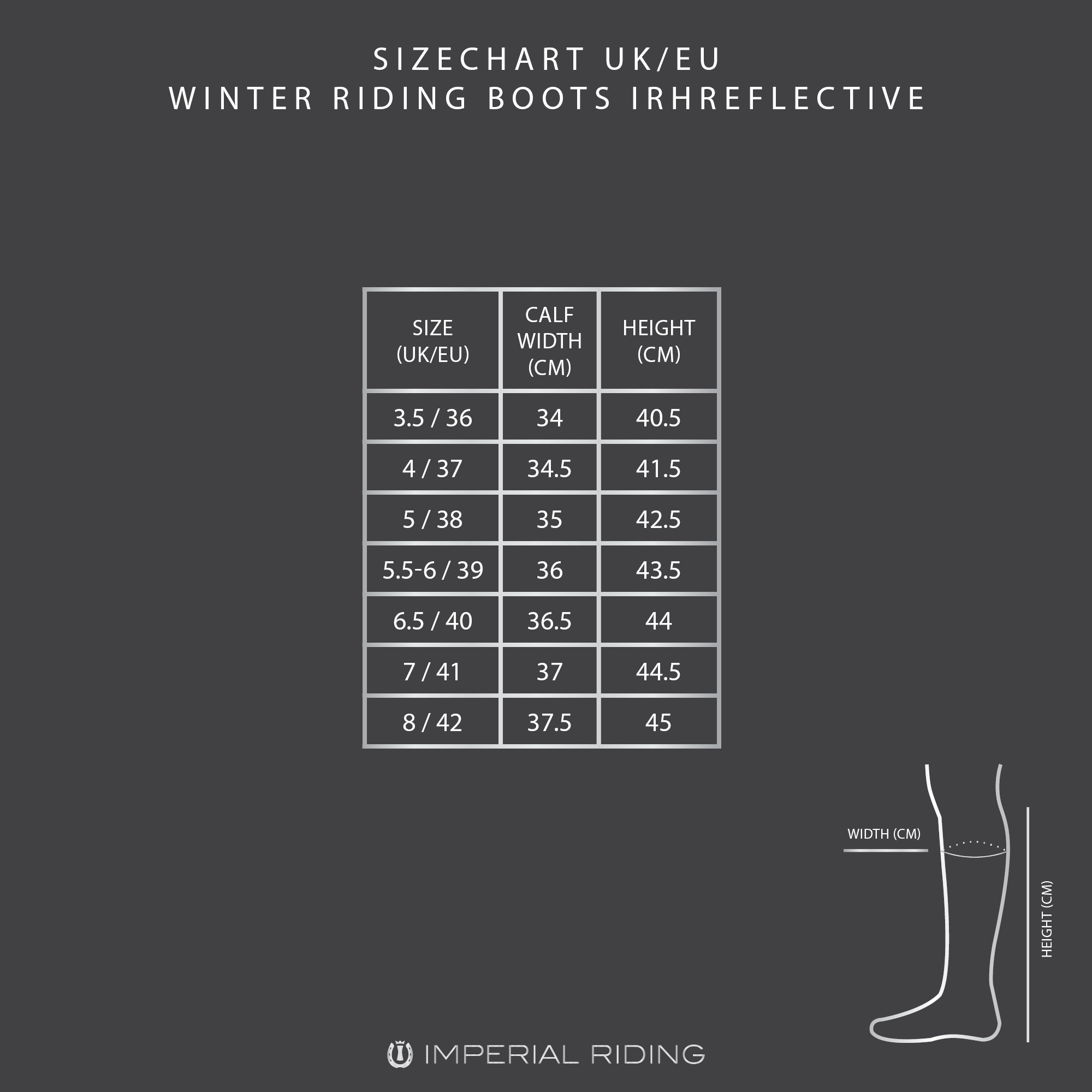 Winterreitstiefel reflective