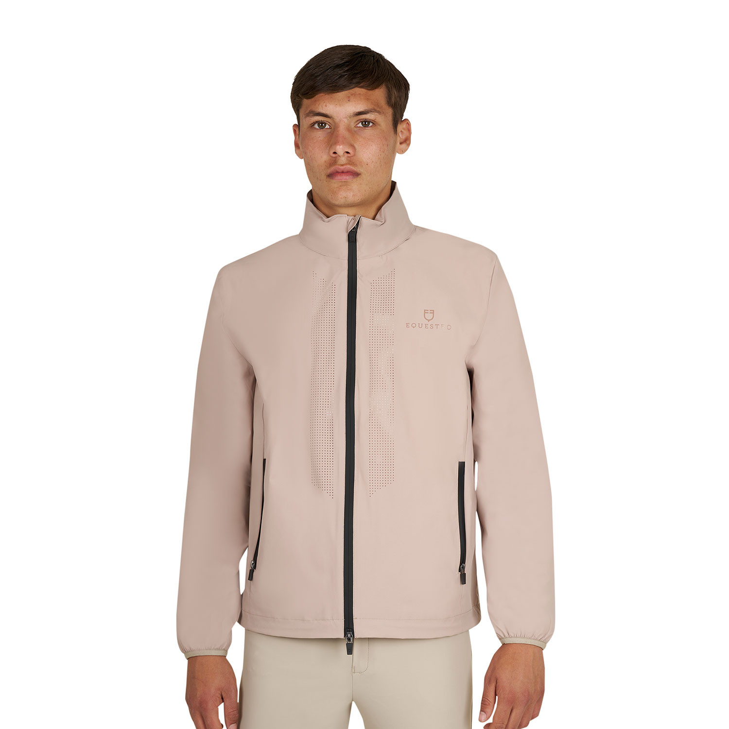 Herren-Softshelljacke mit Rückenlogo