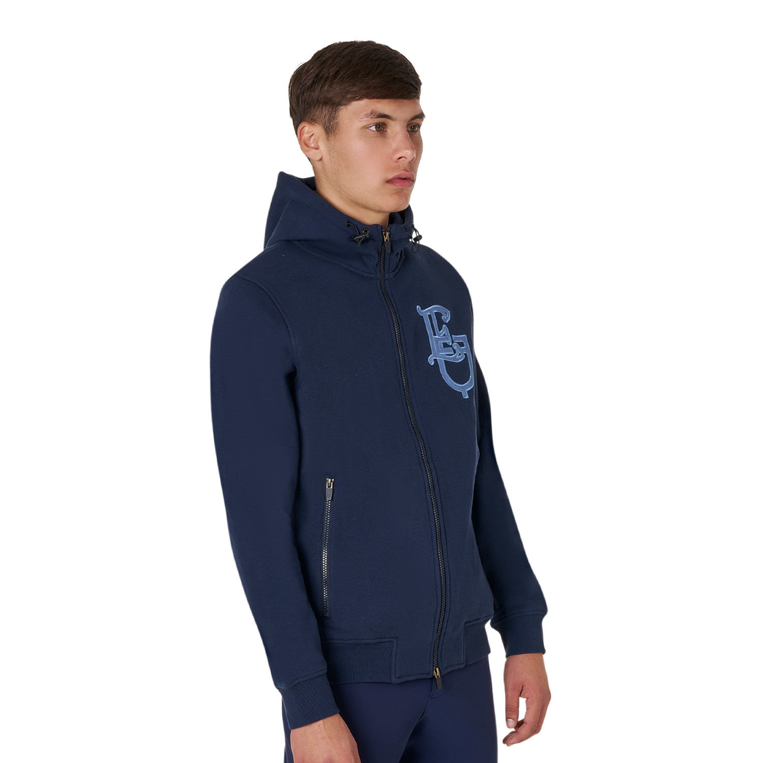 EQ Hoodie mit Frontreißverschluss