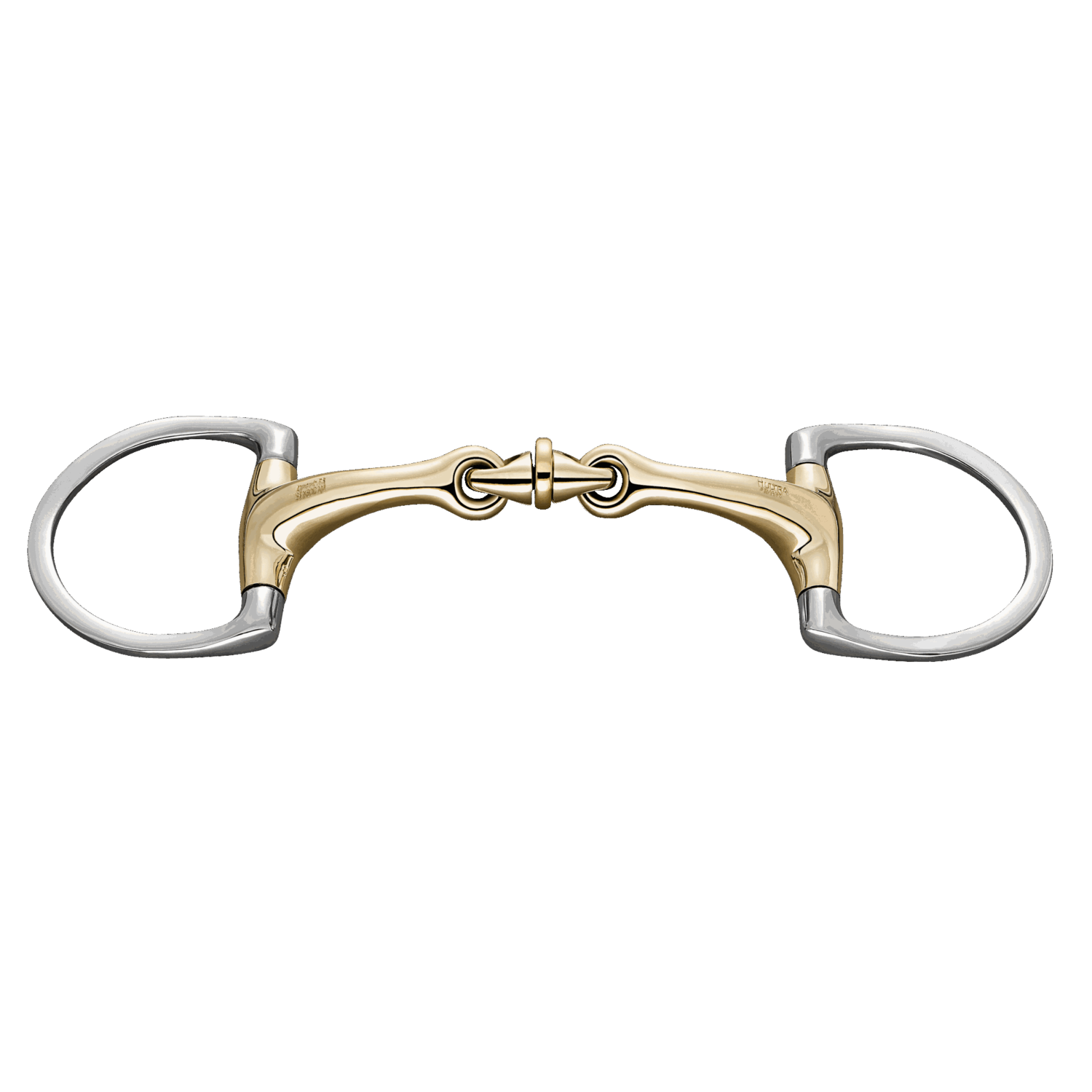 Dynamic RS WH ULTRA Olivenkopfgebiss mit D-förmigem Ring 16 mm doppelt gebrochen - Sensogan