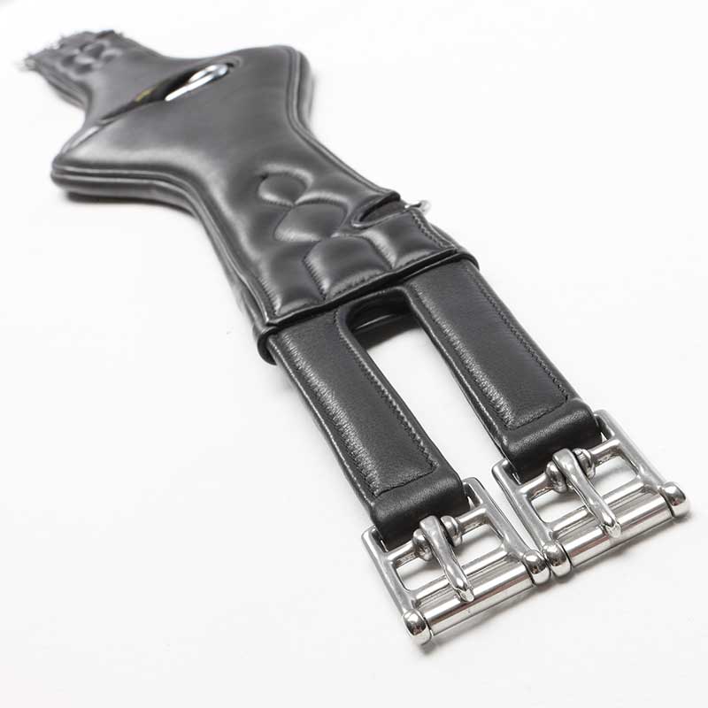 Long girth soft leather "Comfort" without elastic