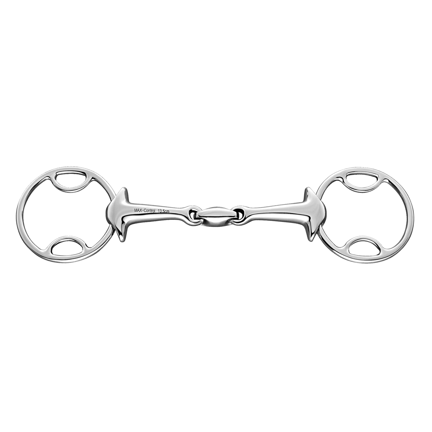 MAX-Control 3-TYPE-Trense 16 mm mit Stangenwirkung - Edelstahl rostfrei