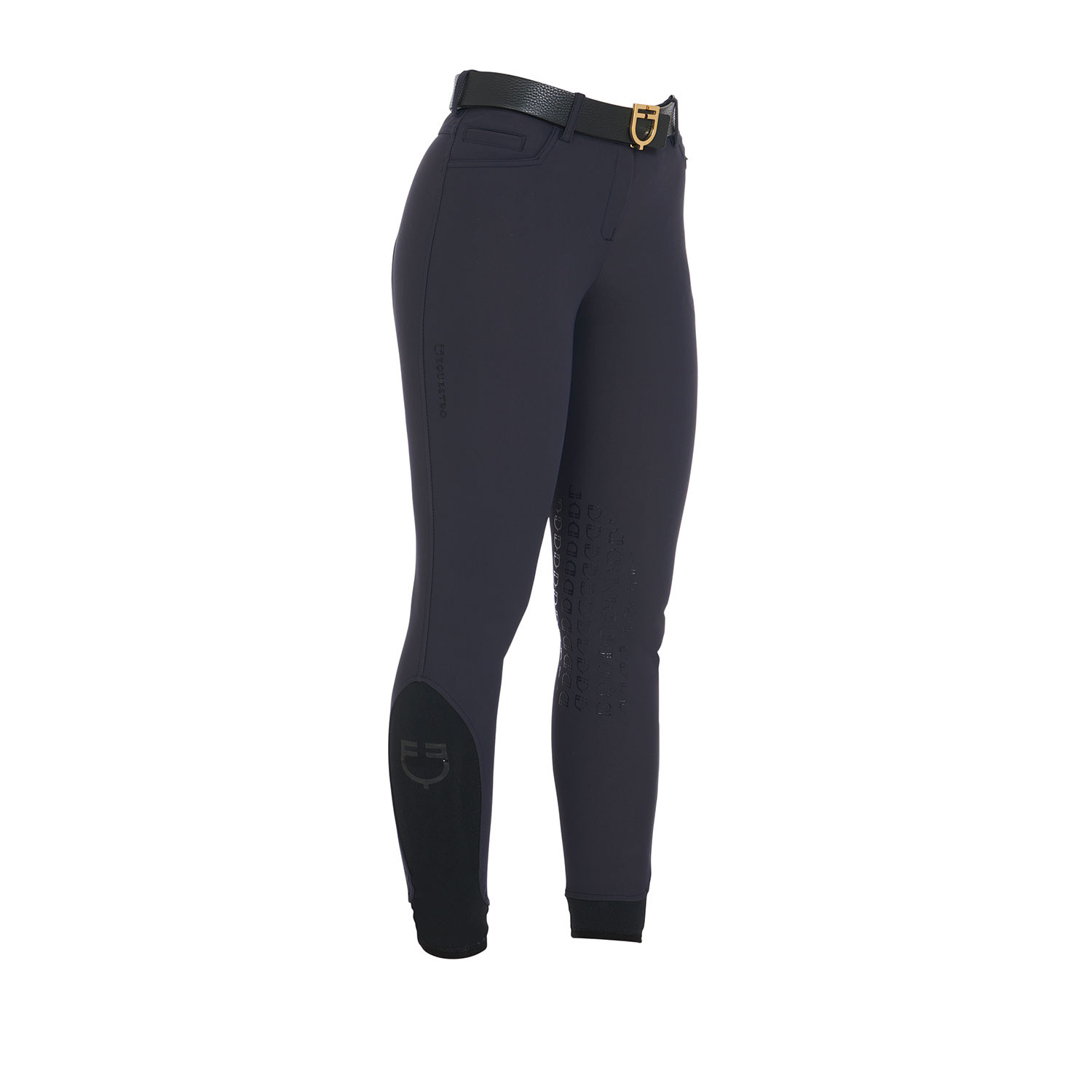 Schmale Damen-Grip-Reithose mit Logo