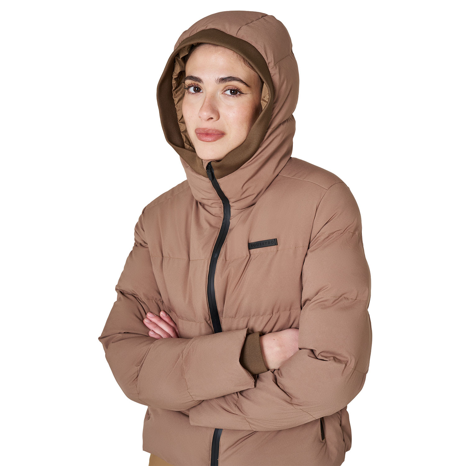 Daunenjacke für Damen mit Kapuze