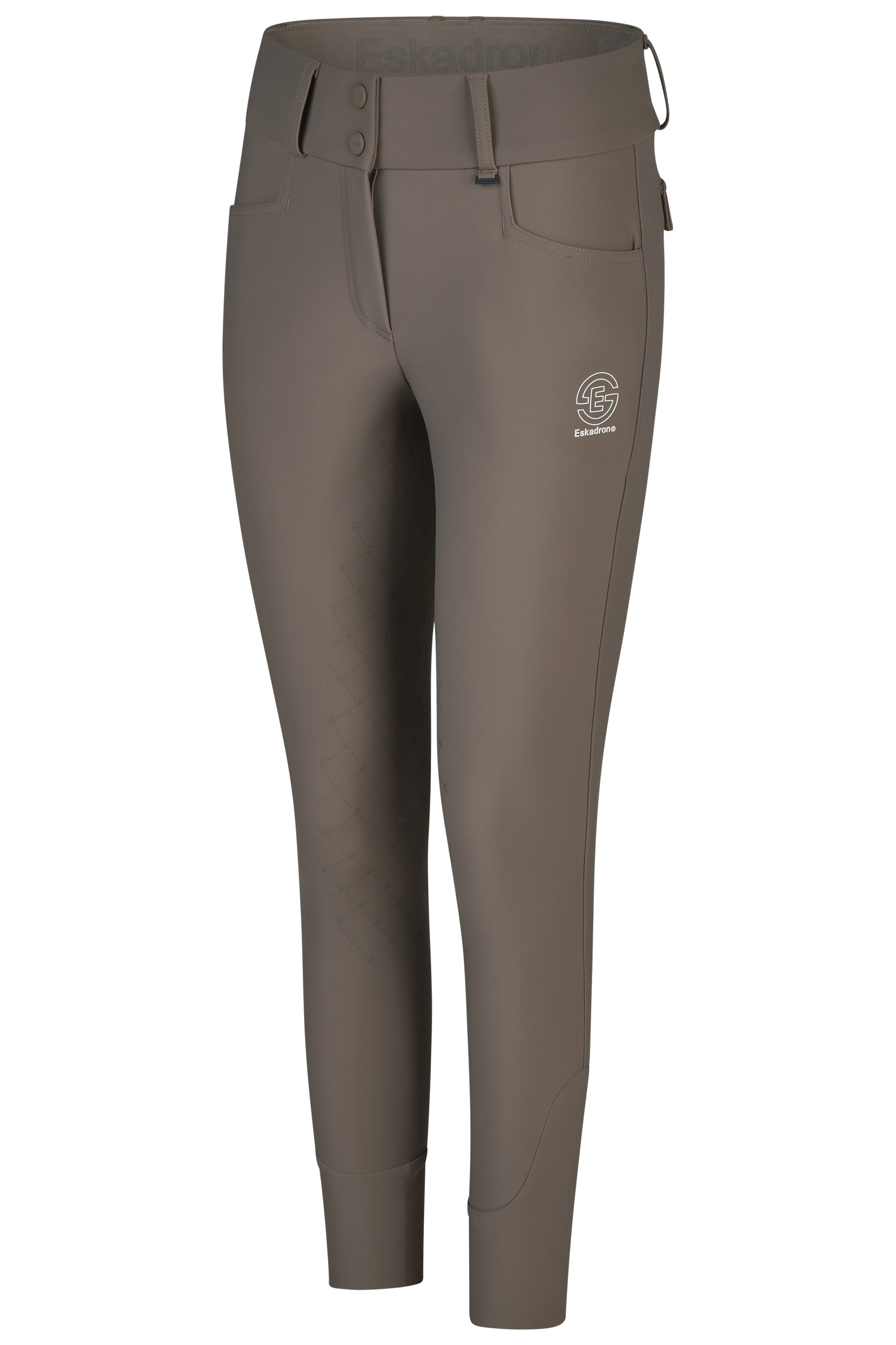 Reithosen Dynamic Vollgrip in powdertaupe
