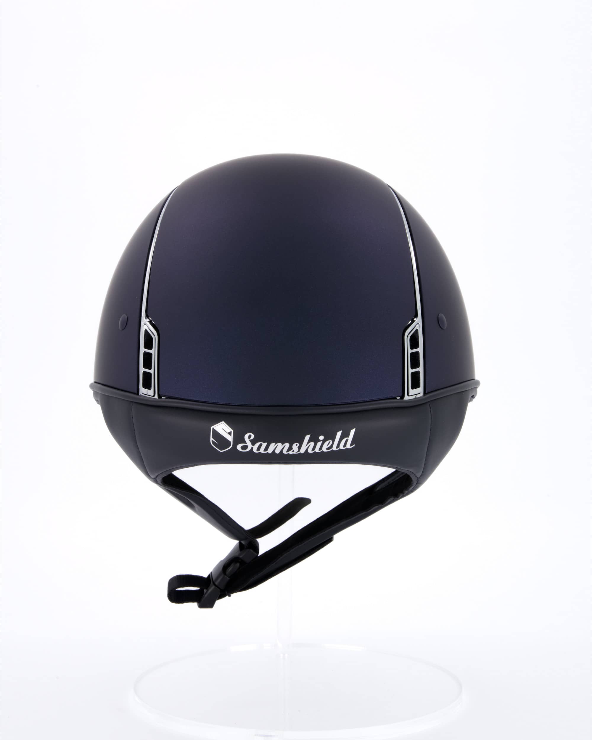Riding helmet Shadowmatt Chrome in blue