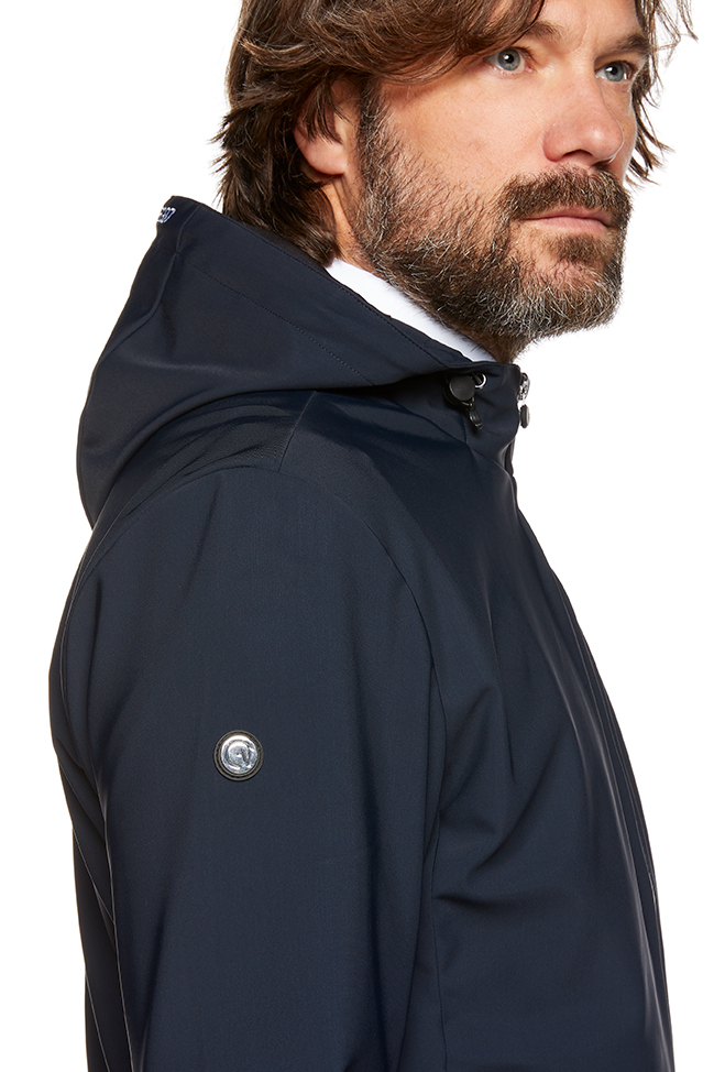 Jacket men's hoodie in navy