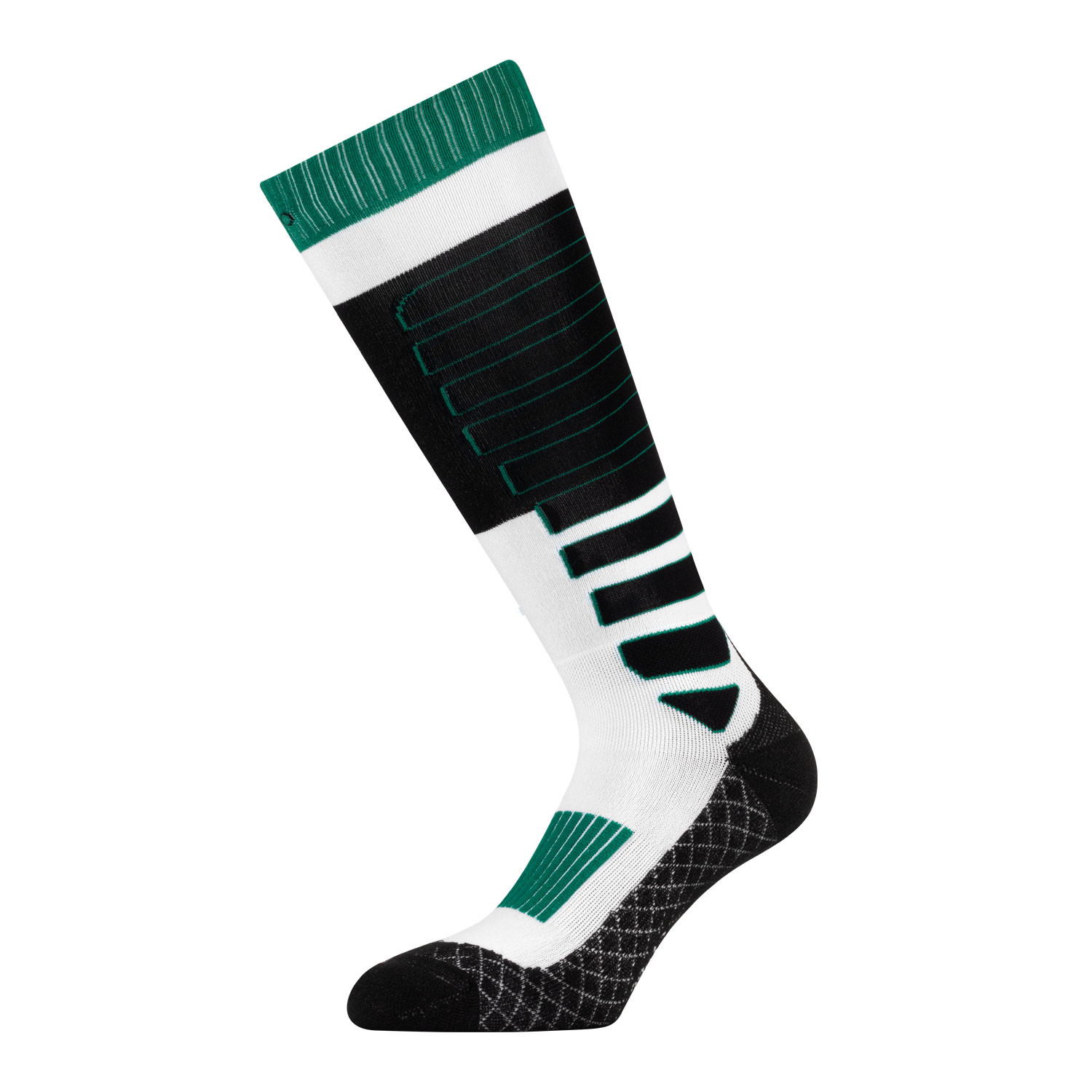 Socke aus atmungsaktivem Funktionsgewebe mit Logo