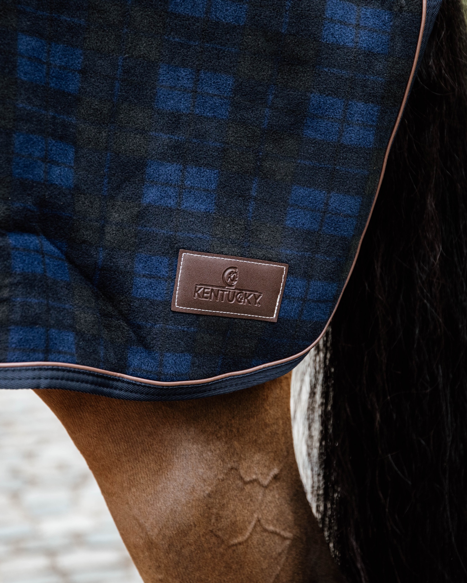 Couverture d'équitation carrée Heavy Fleece