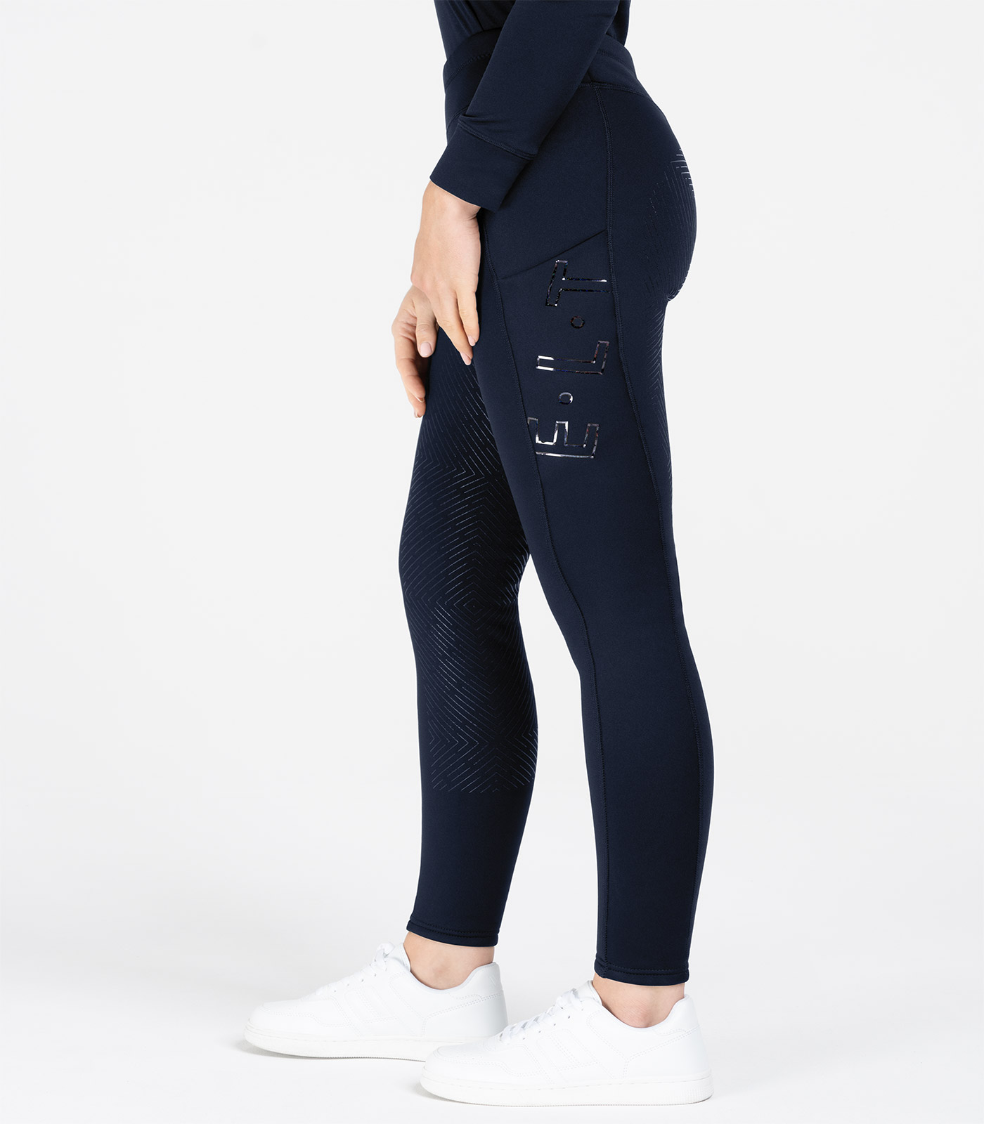Thermal teddy riding leggings Rica, black