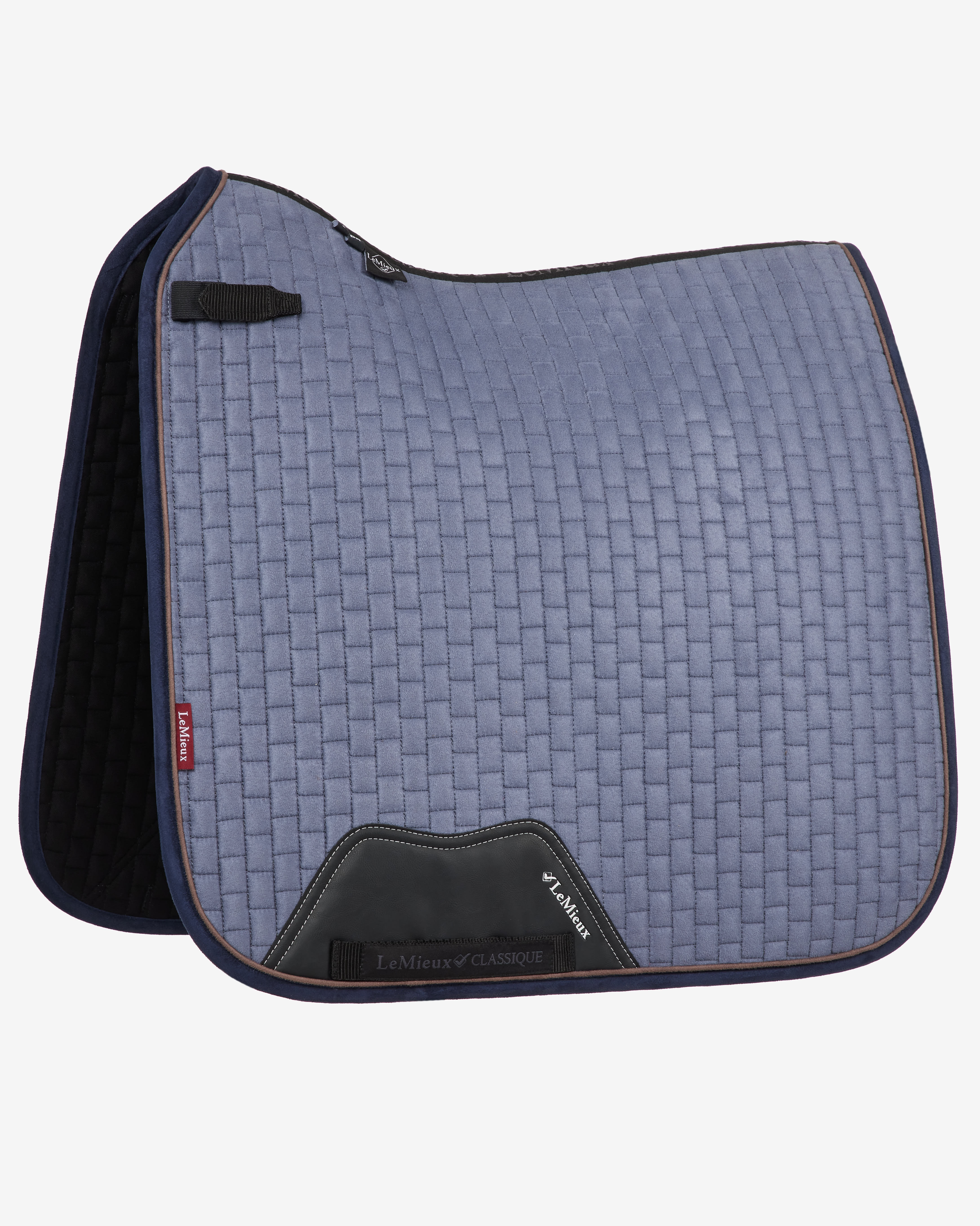 Saddle pad Suede in jay blue