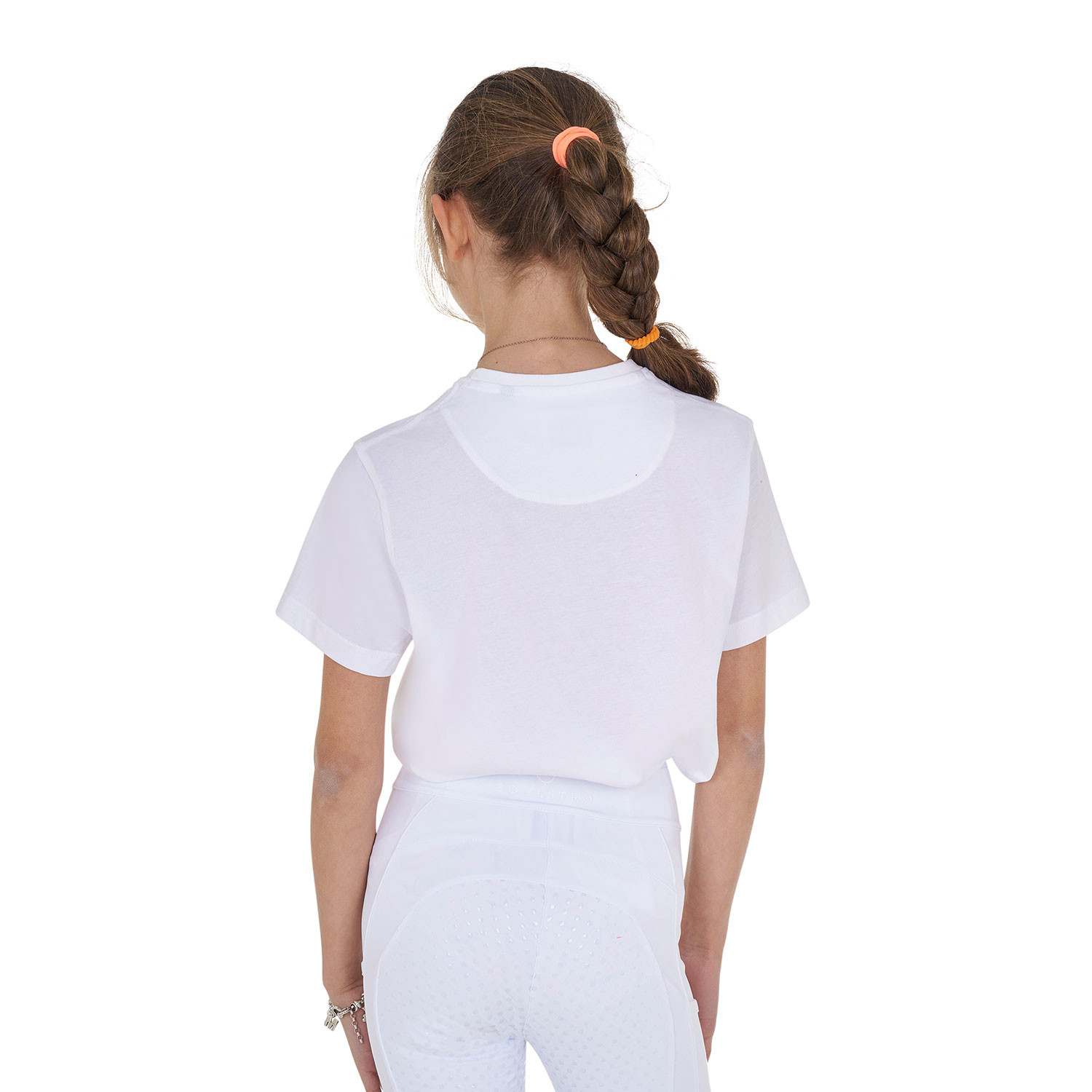 Baumwoll-T-Shirt Jumping Horse Club für Mädchen