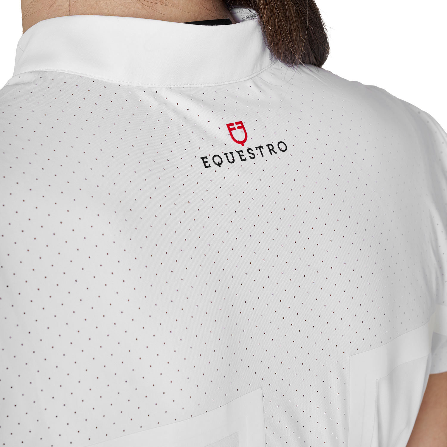 Ridertechnology Turnier-Polo-Shirt aus perforiertem Material