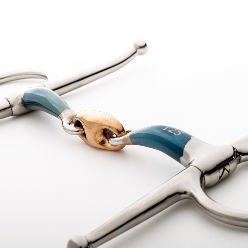 Schenkeltrense"Ergonomic"14mm-doppelt geb-Lock up