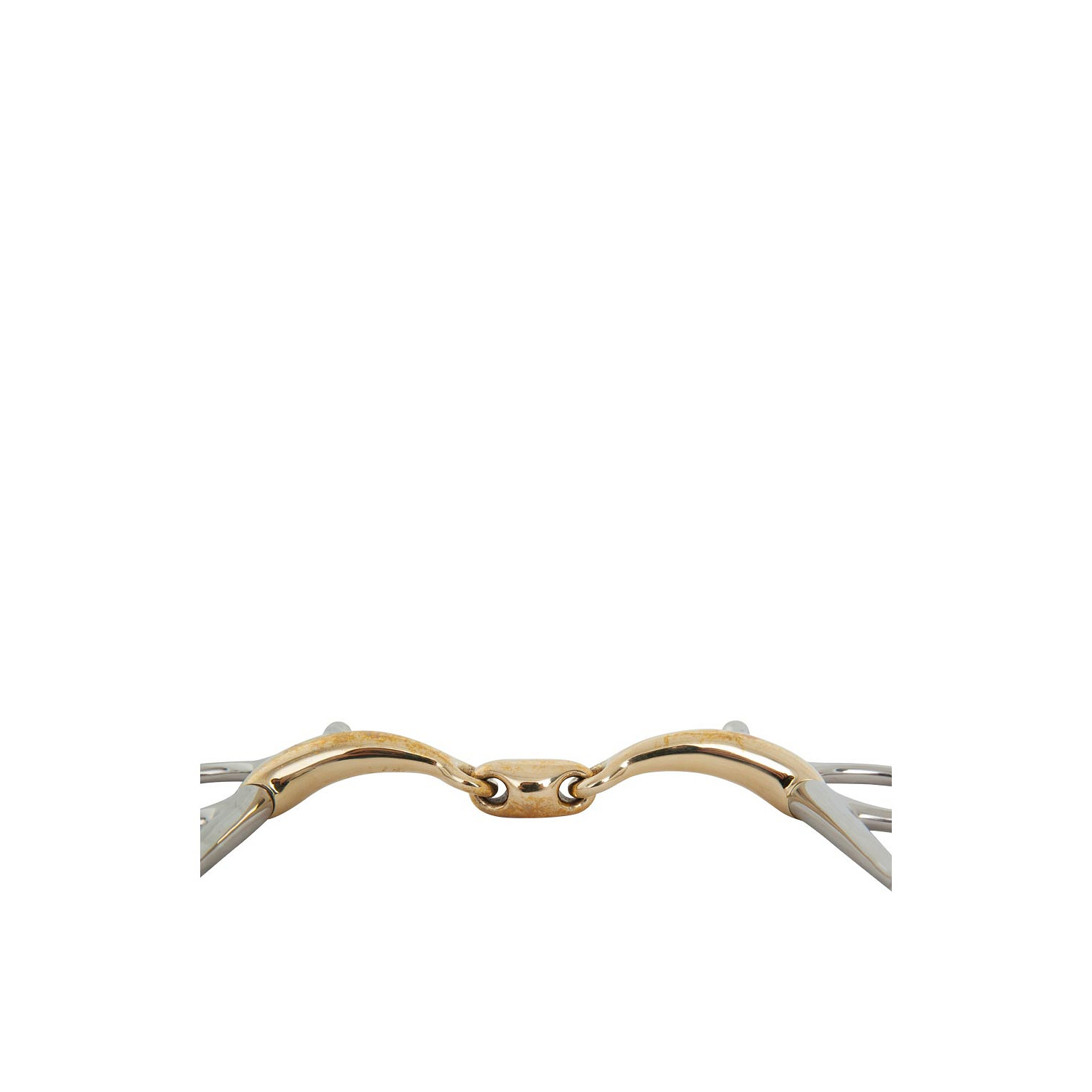 Knebeltrense doppelt gebrochen Soft Contact 14 mm Shanks 127 mm