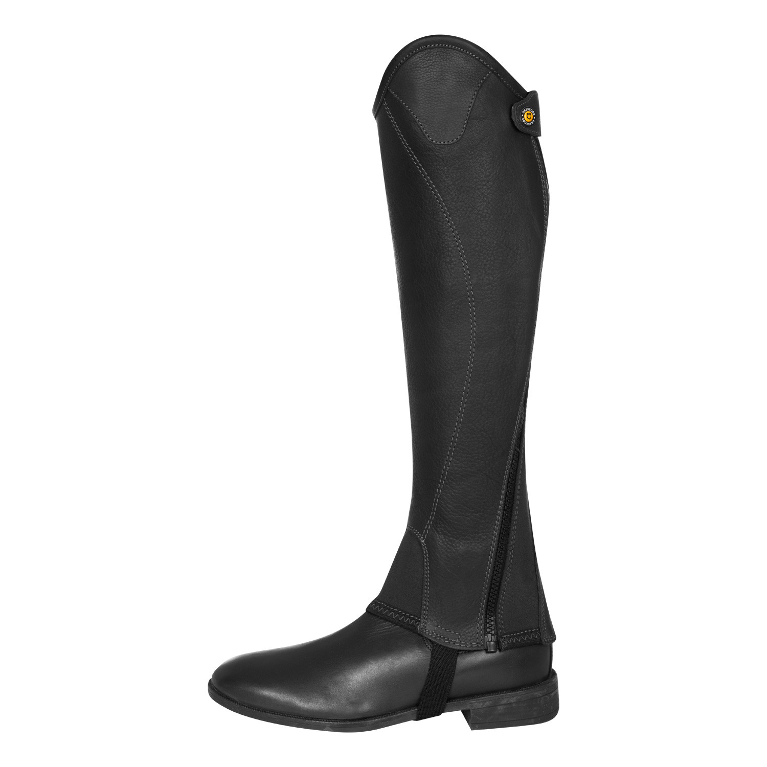 Unisex-Stiefeletten aus weichem Leder mit seitlichem Reißverschluss