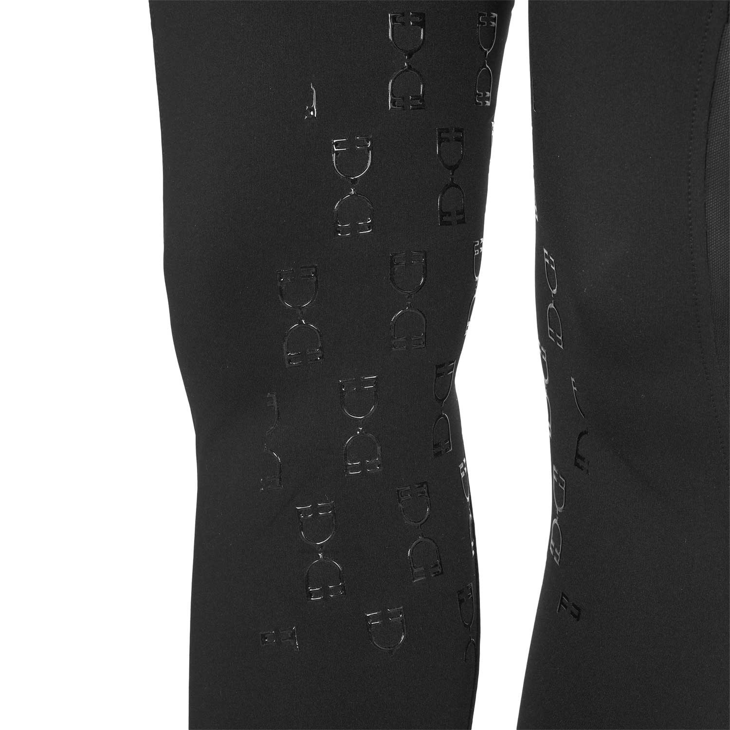 Schmale Damen-Leggings mit Micro-Mesh-Einsätzen