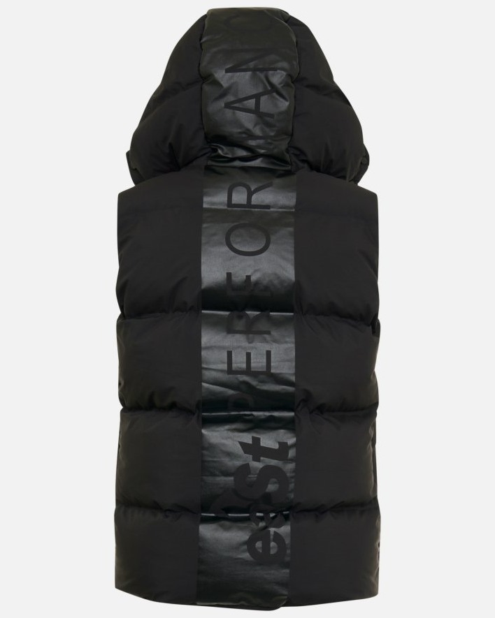 Ladies Performance Puffy waistcoat in black