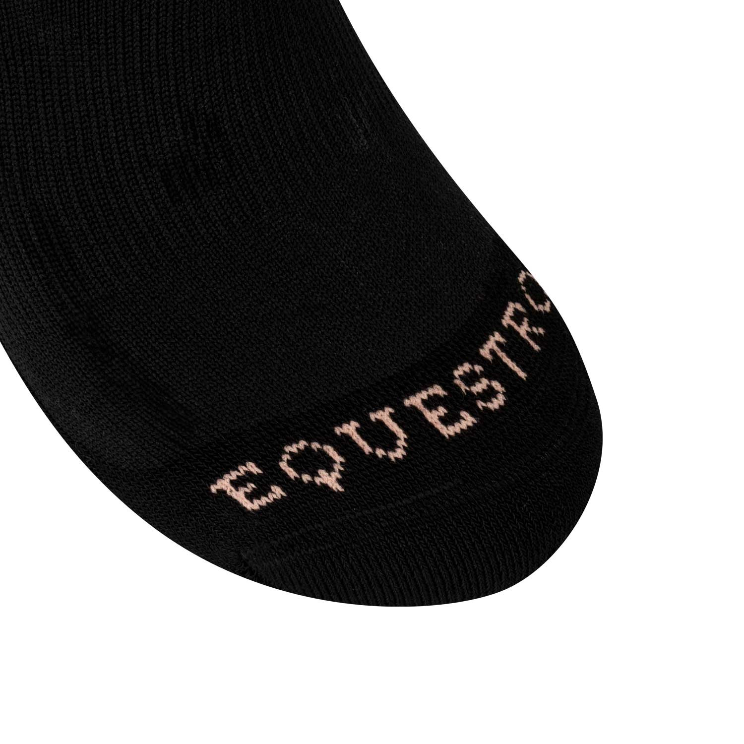 Elastische Funktionssocke mit kontrastierendem Logo