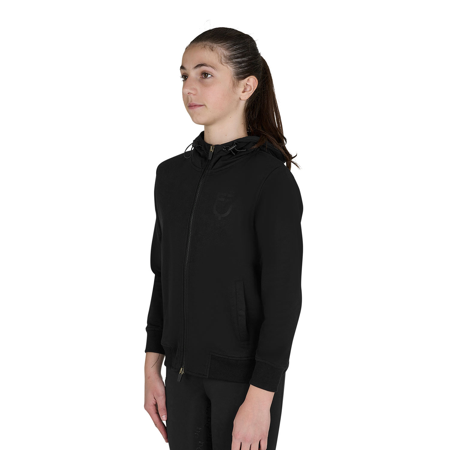 Unisex-Kapuzensweatshirt für Kinder mit Frontreißverschluss