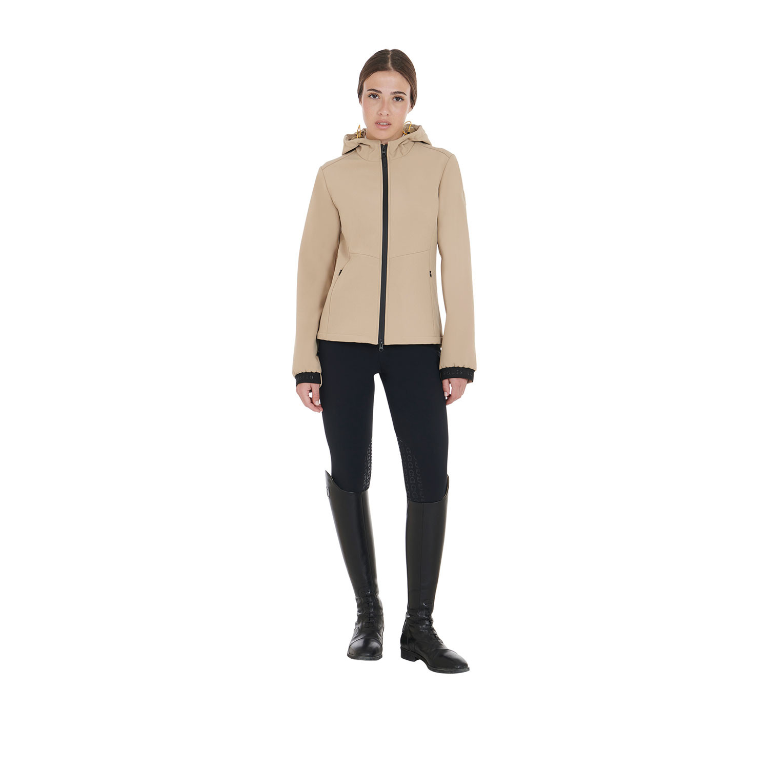 Taillierte Softshell-Jacke mit verdeckten Taschen