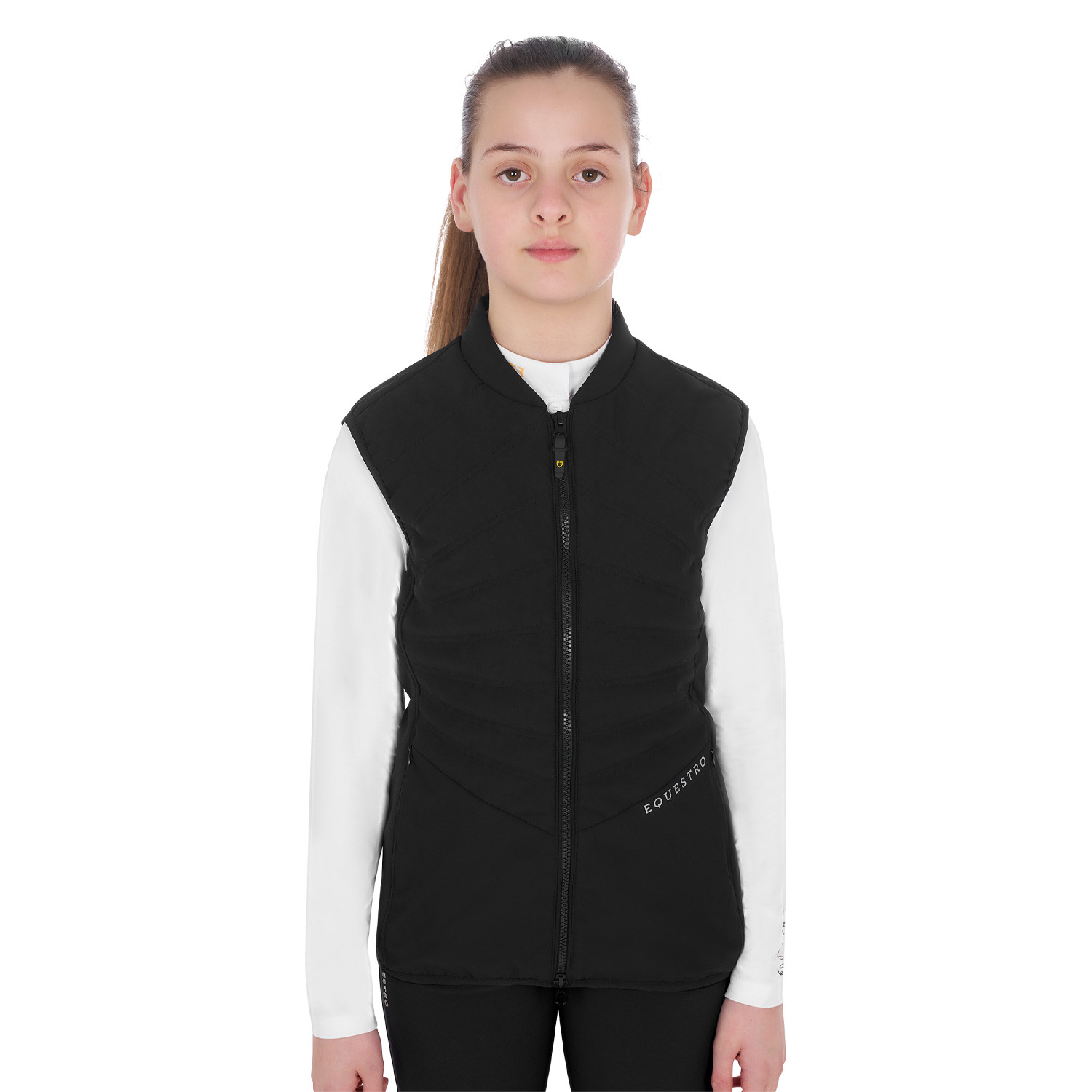 Mädchen-Weste Slim Fit aus Funktionsmaterial