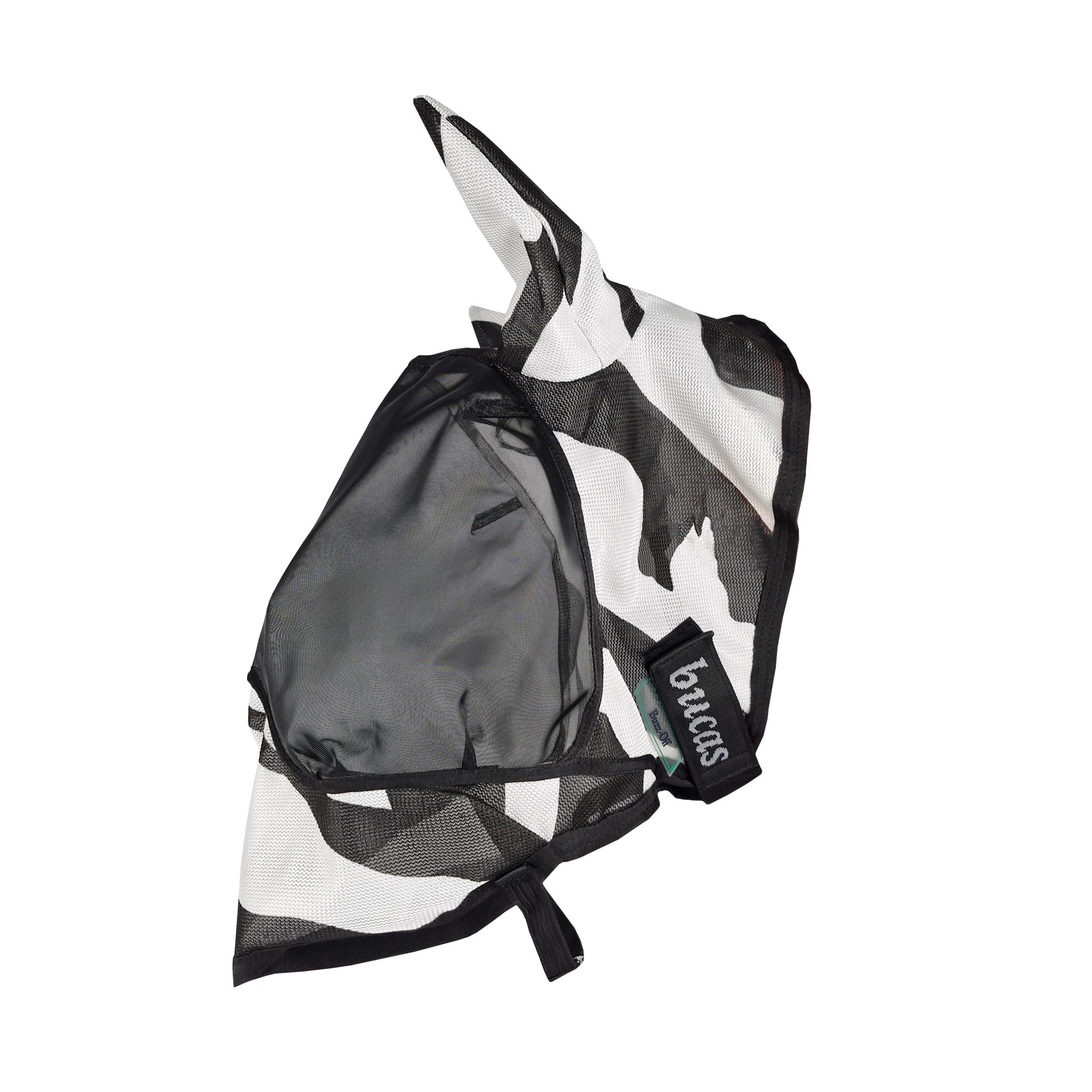 Fliegenmaske Buzz-Off Deluxe Zebra in Zebra/Black