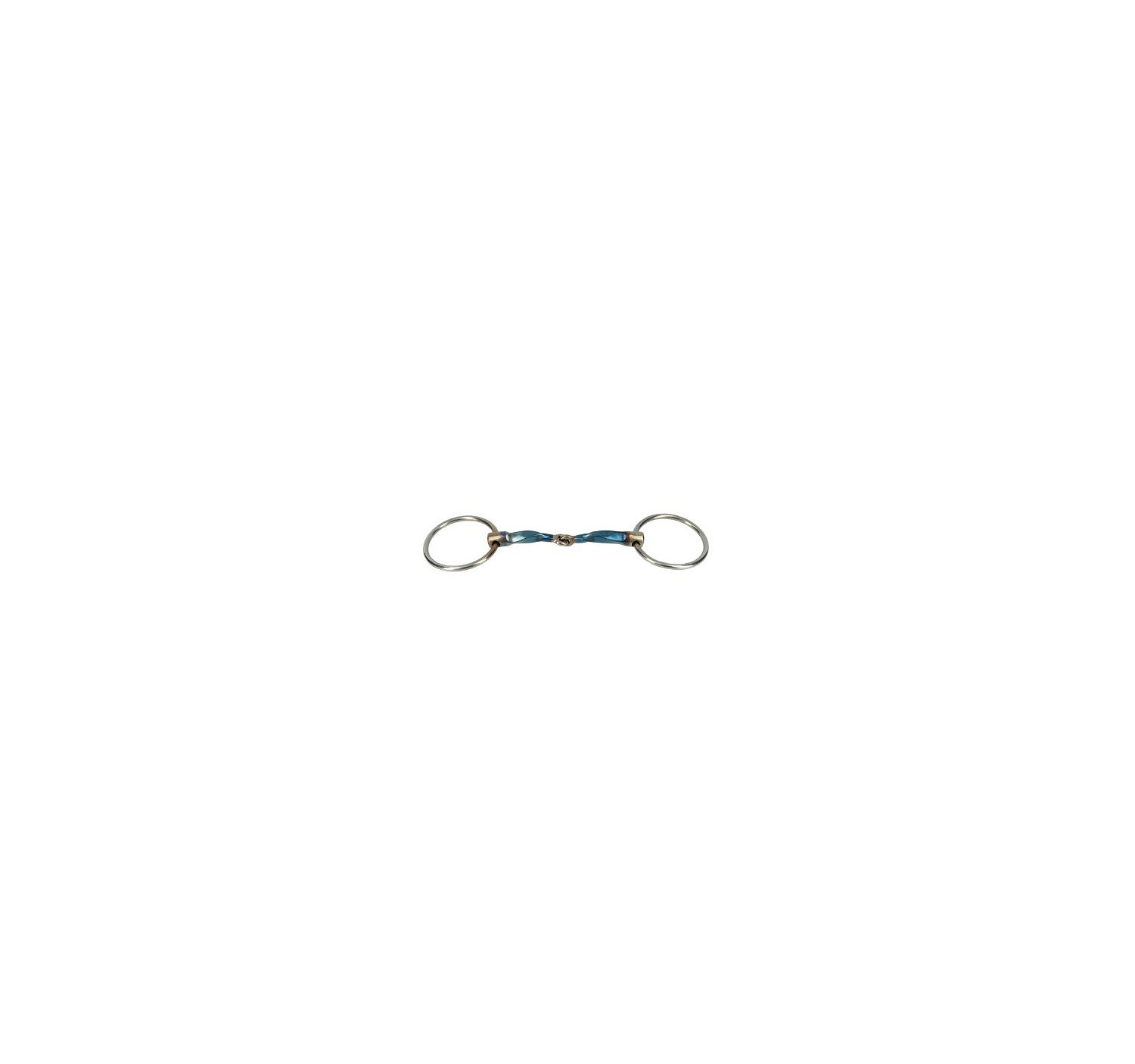 Sweet Iron beweglicher Ring leicht gedreht gebrochen-16 in blau