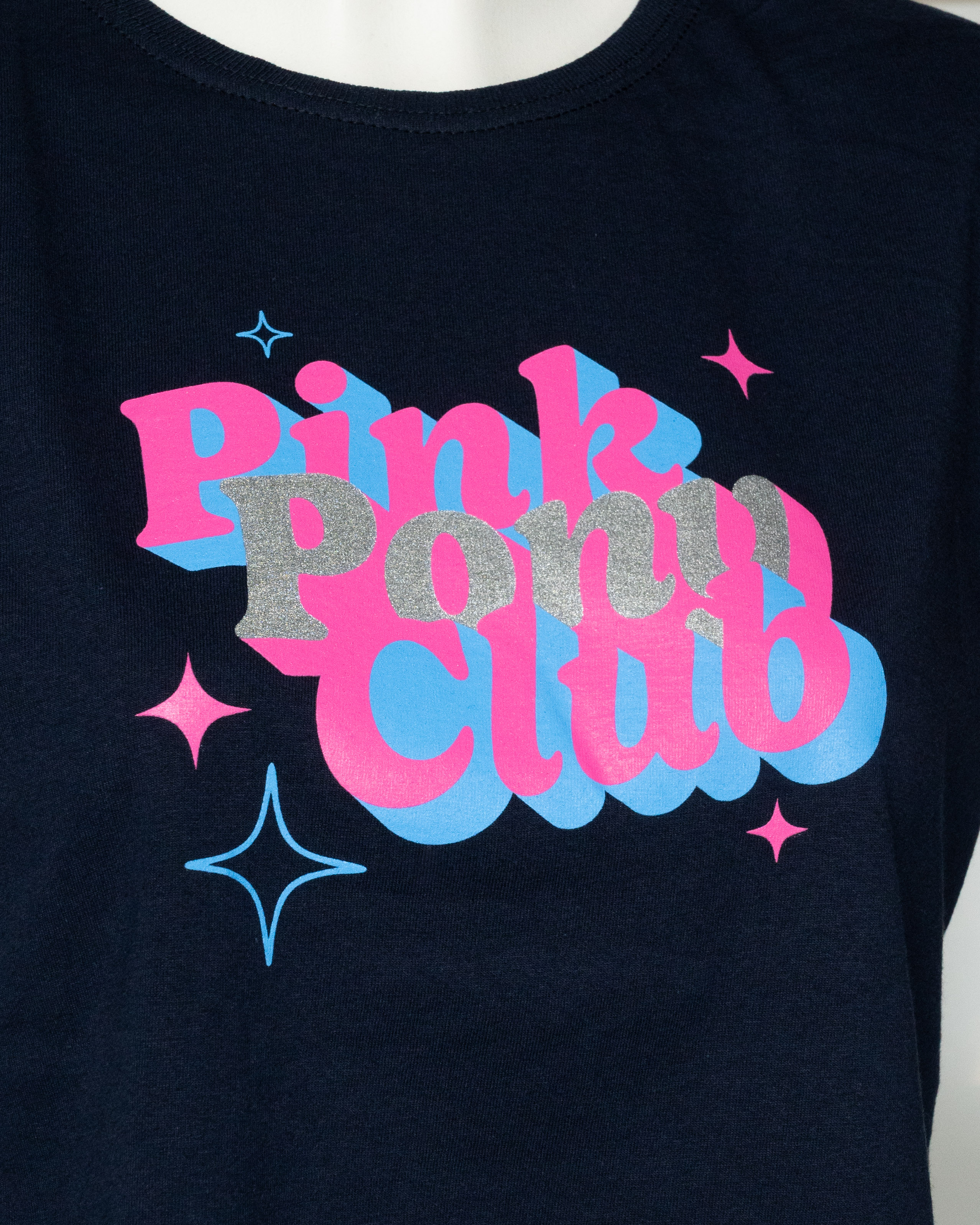T-Shirt Kinder pink pony