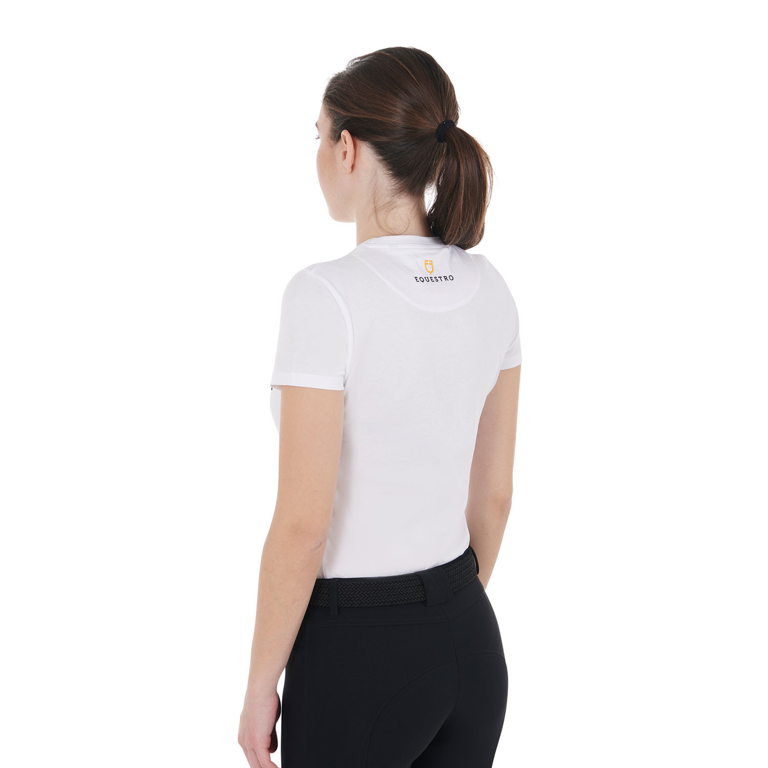 Damen-Baumwoll-T-Shirt Ready to Jump