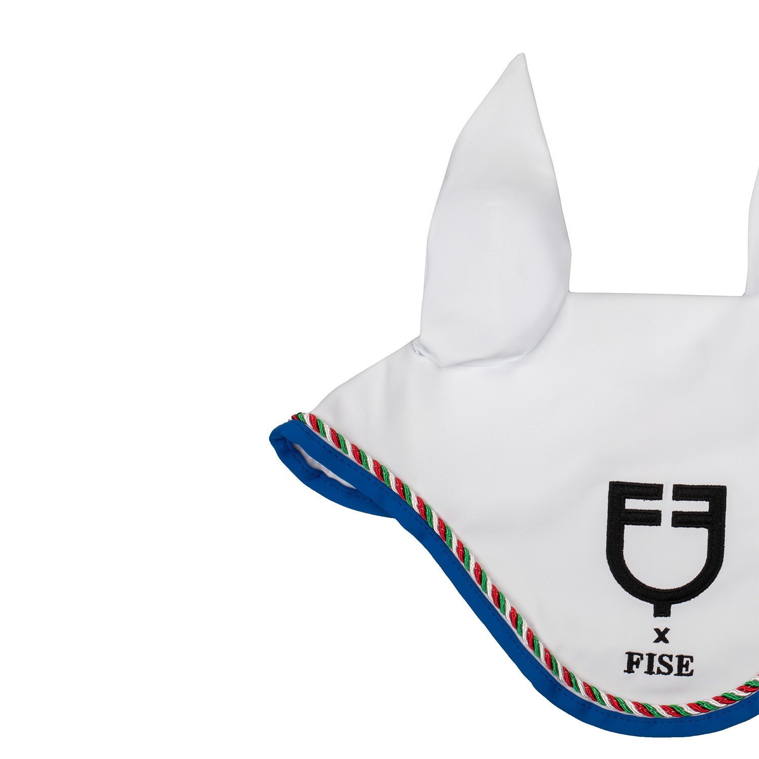Fliegenhaube mit Italien-Flaggen-Paspel X FISE