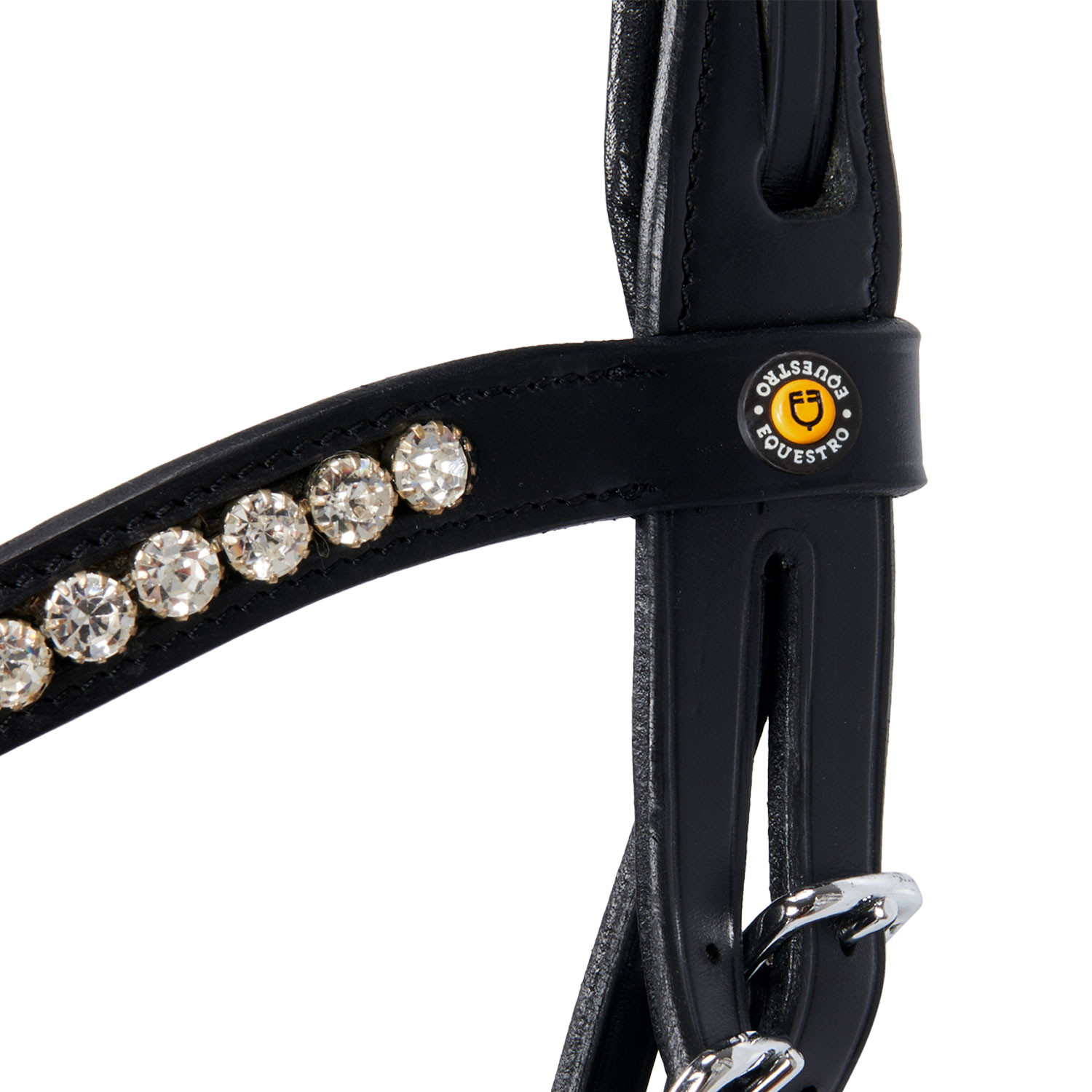 Englisches Leder-Trense mit Glitzer NEU