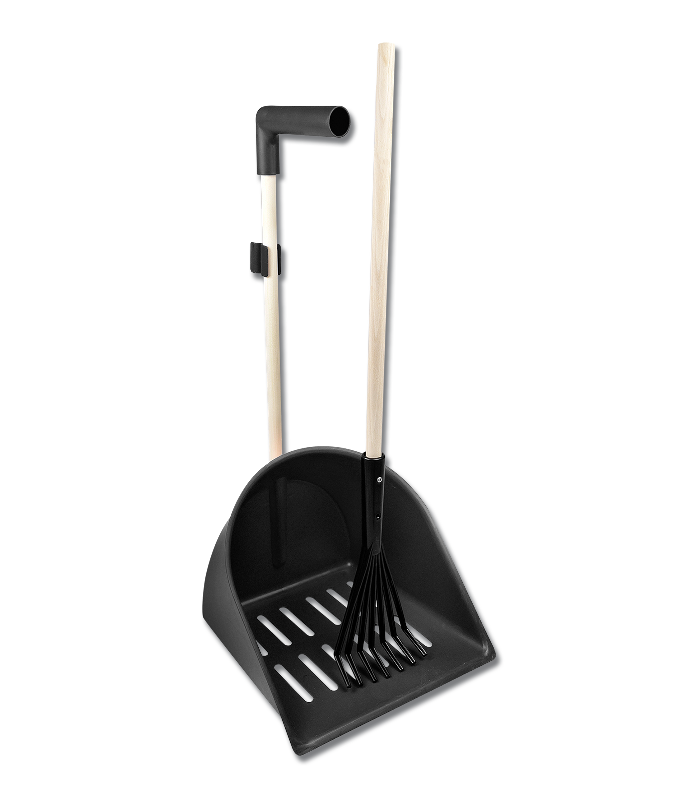 XL Bollensammler Shaker met Rechen, zwart, unmontiert