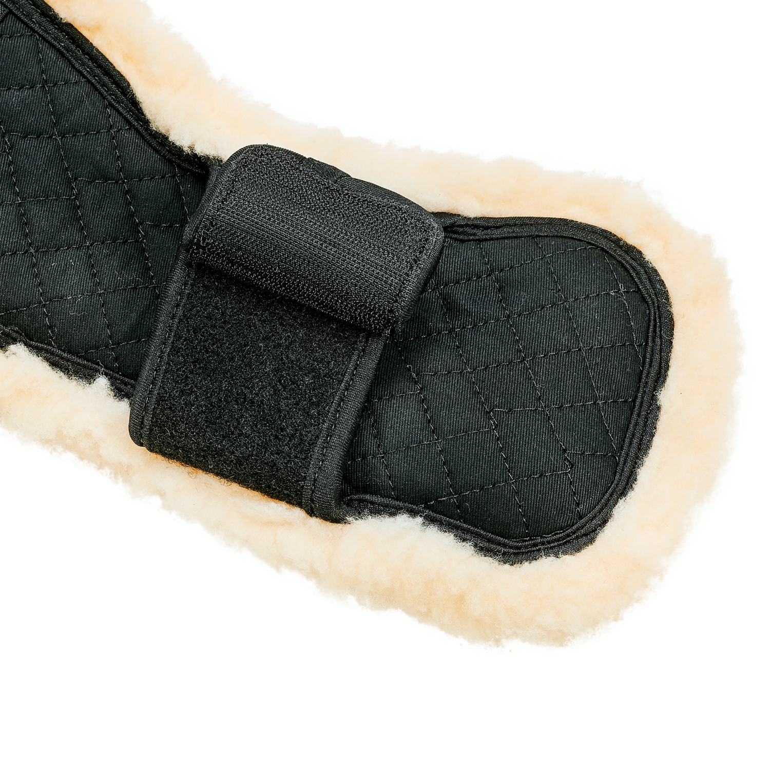 Sattelgurtschoner artificial Fur, Curved