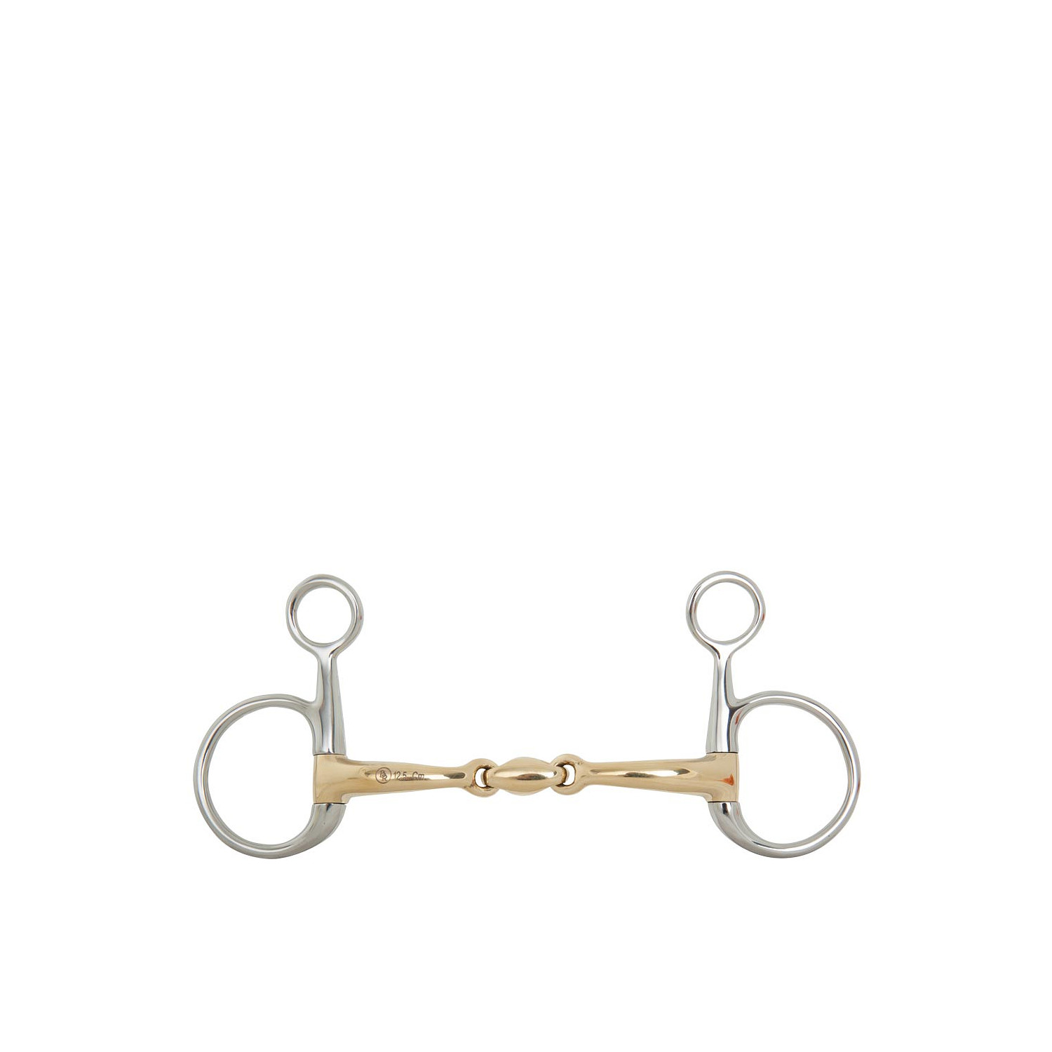 Baucher-Trense doppelt gebrochen Soft Contact 14 mm Cheeks  110 mm