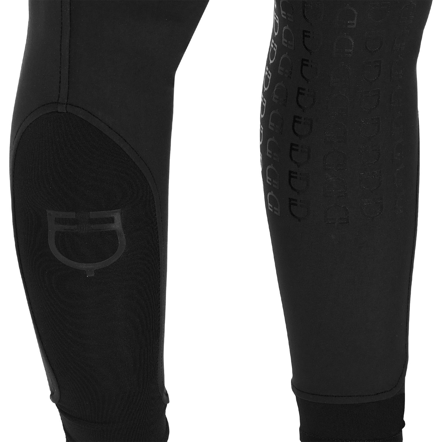 Damen-Vollbesatz-Reithose mit hohem Bund und Fleecefutter