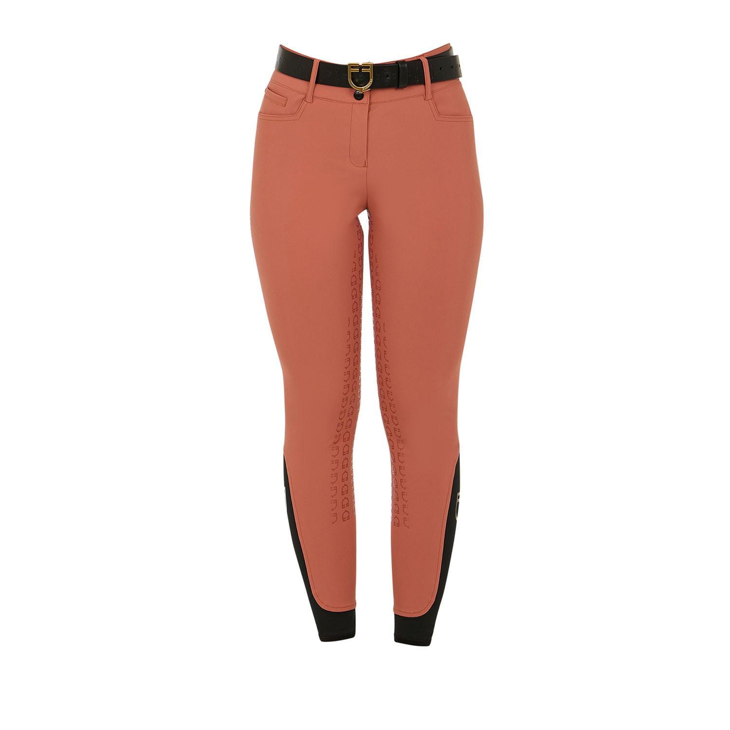 Damen-Reithose High Waist mit Vollbesatz