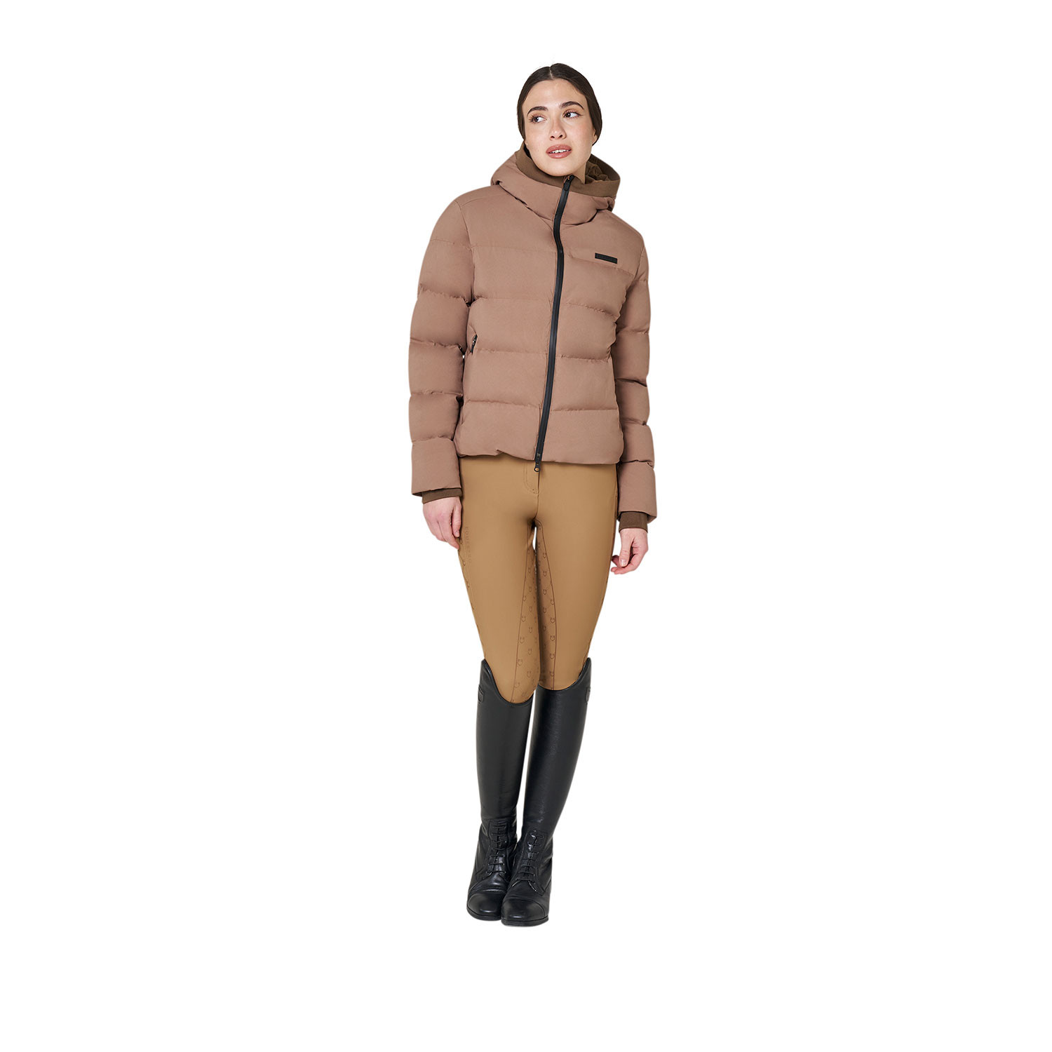 Daunenjacke für Damen mit Kapuze