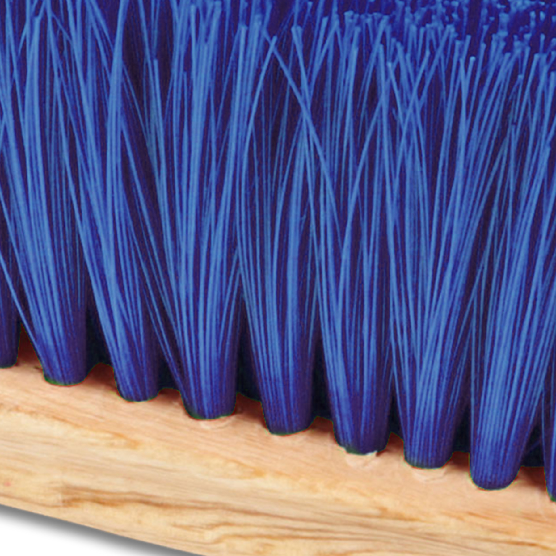 Staubbürste 18 cm, weiche, lange Borsten 8 cm, blau