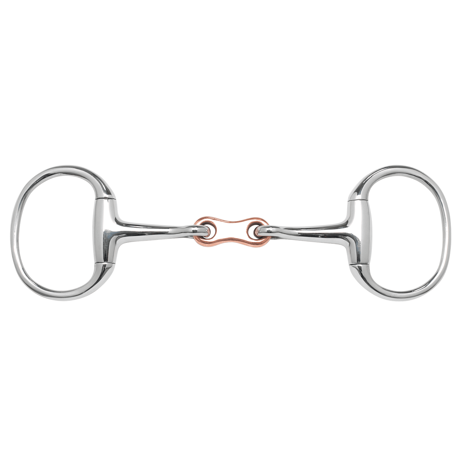 Olivenkopfgebiss Edelstahl, doppelt gebrochen
